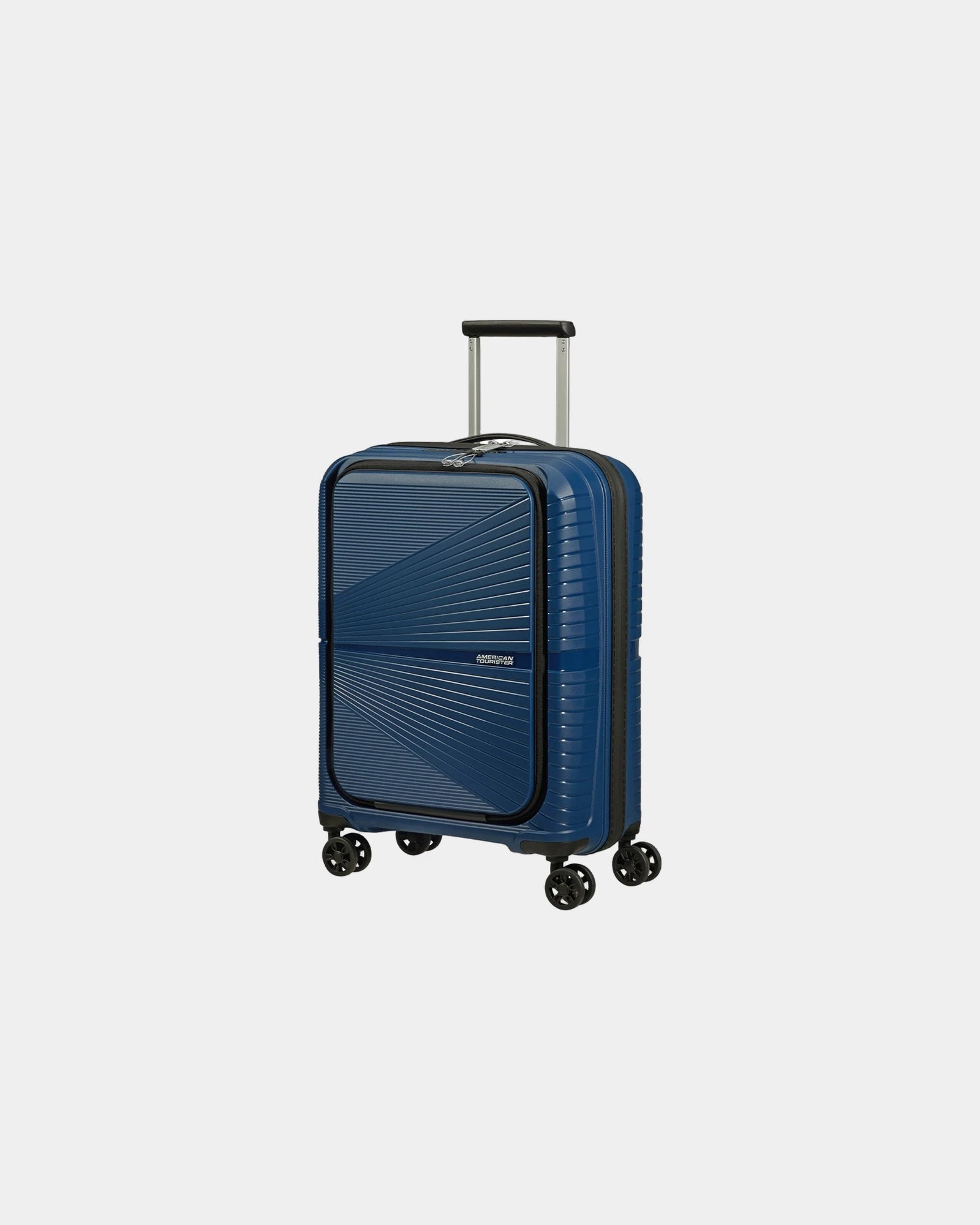 Valise 4 roues 55 cm American Tourister à personnaliser - Bleu Marine