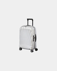 Valise rigide extensible Samsonite C-LITE 55 cm à personnaliser - Blanc