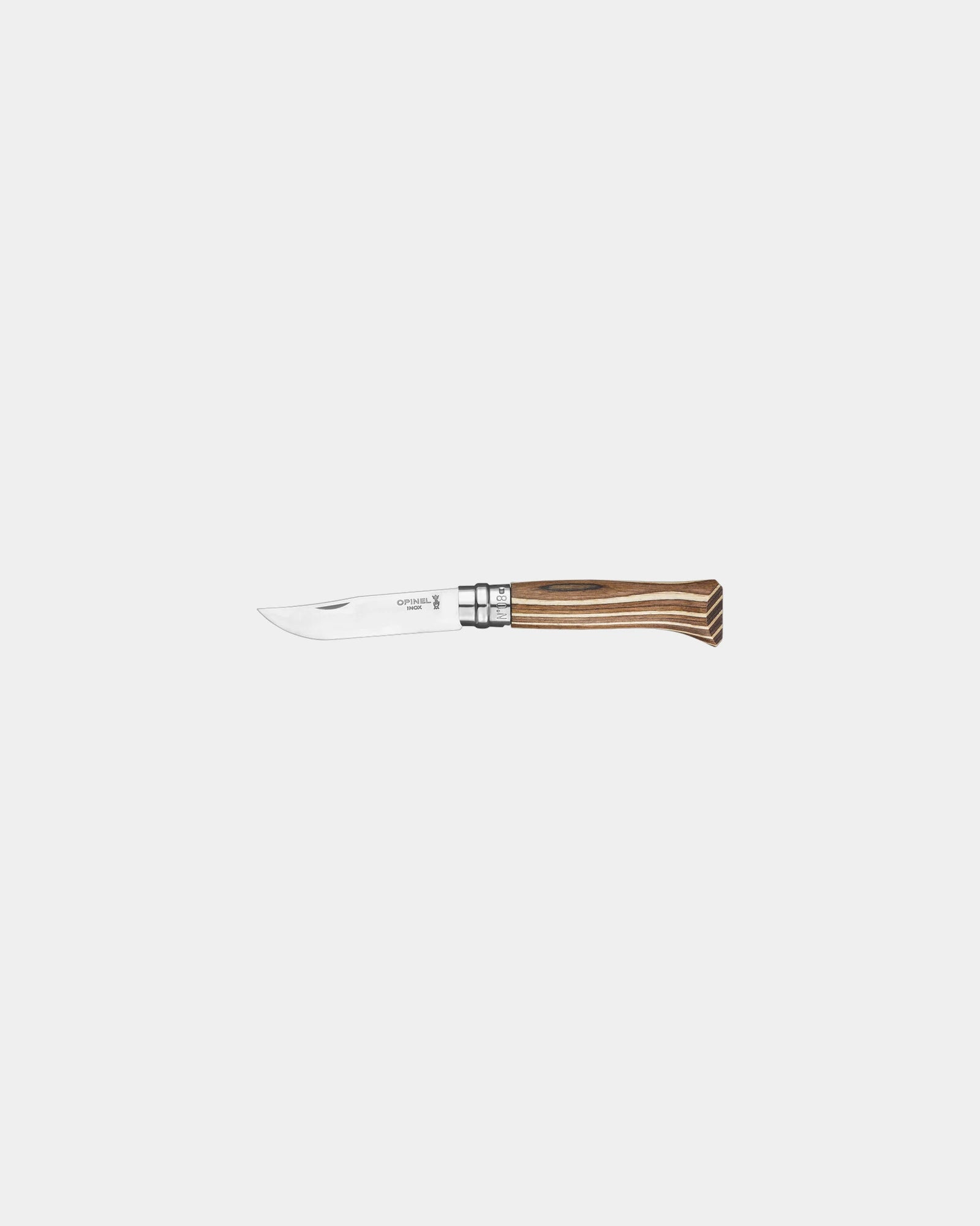 Couteau acier au carbone Opinel N°02 Carbone à personnaliser - Brown