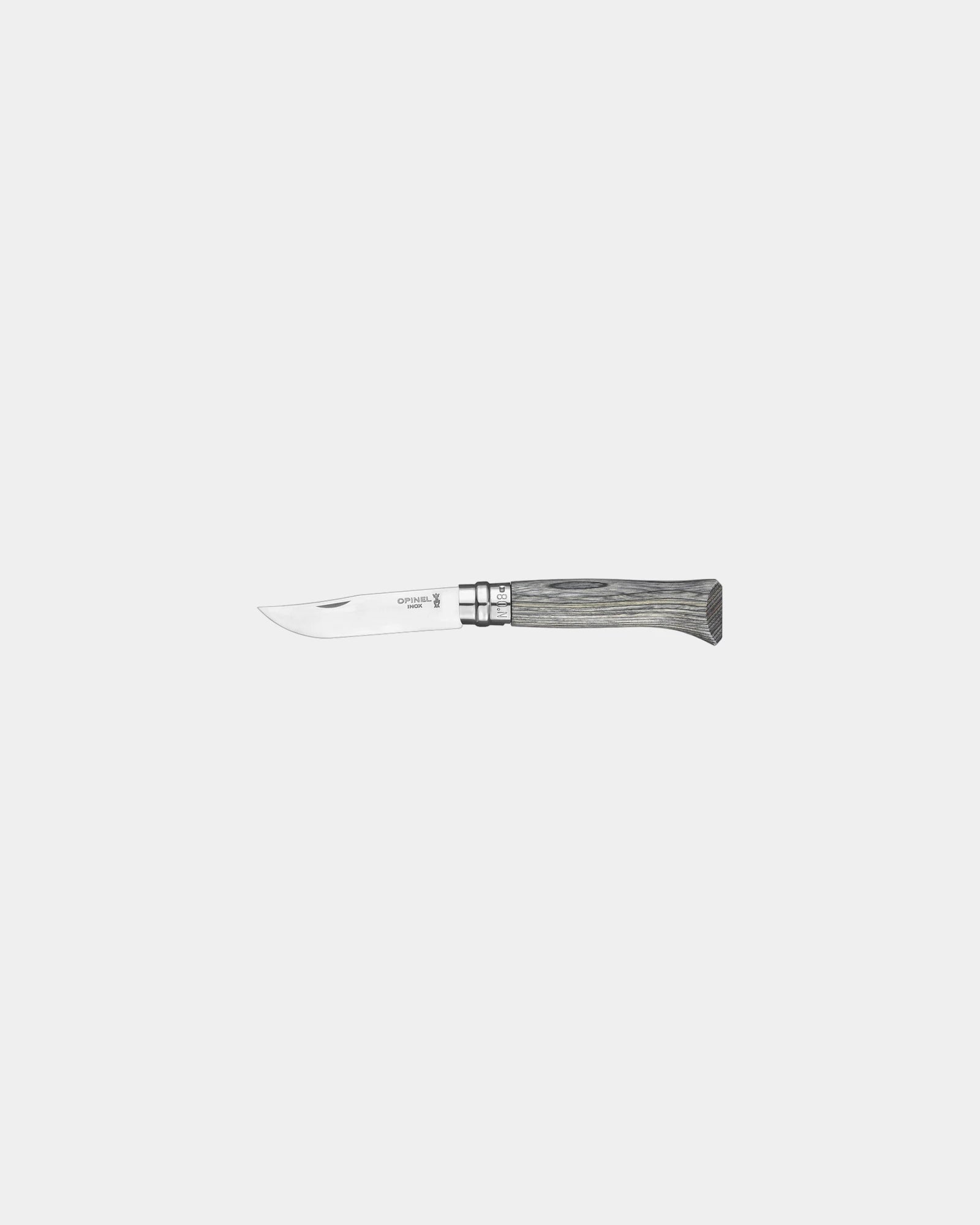 Couteau acier au carbone Opinel N°02 Carbone à personnaliser - Gray