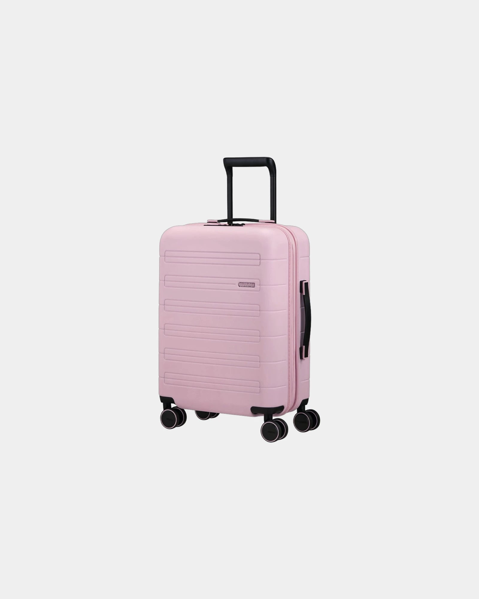 Valise polycarbonate 55 cm American Tourister à personnaliser - Rose