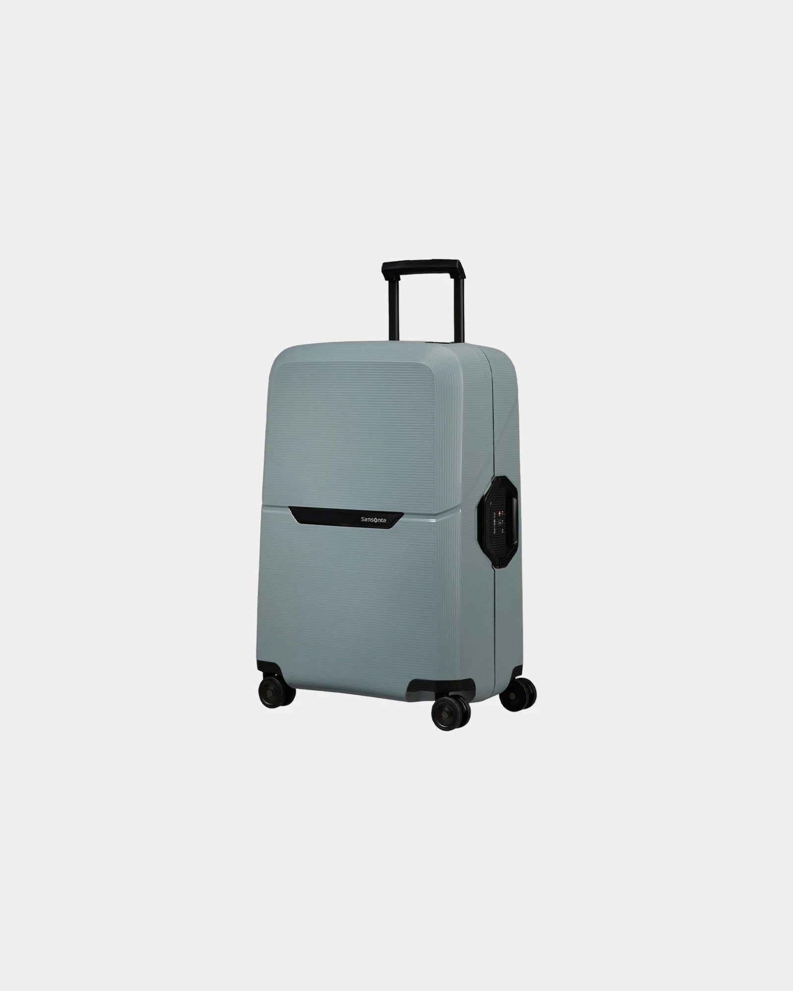 Valise rigide recyclée Samsonite Magnum 81 cm à personnaliser - Bleu