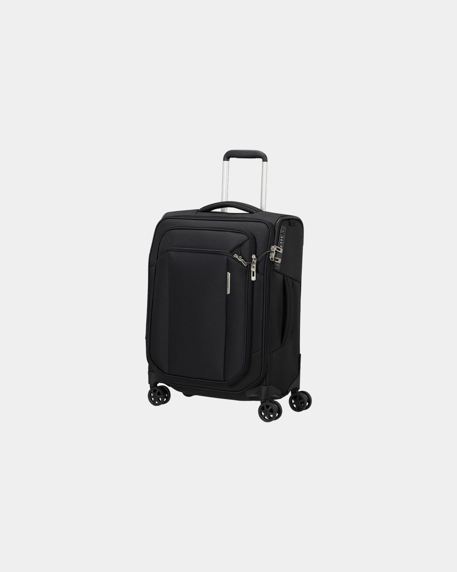 Valise souple recyclée Samsonite RESPARK 55 cm à personnaliser - Noir
