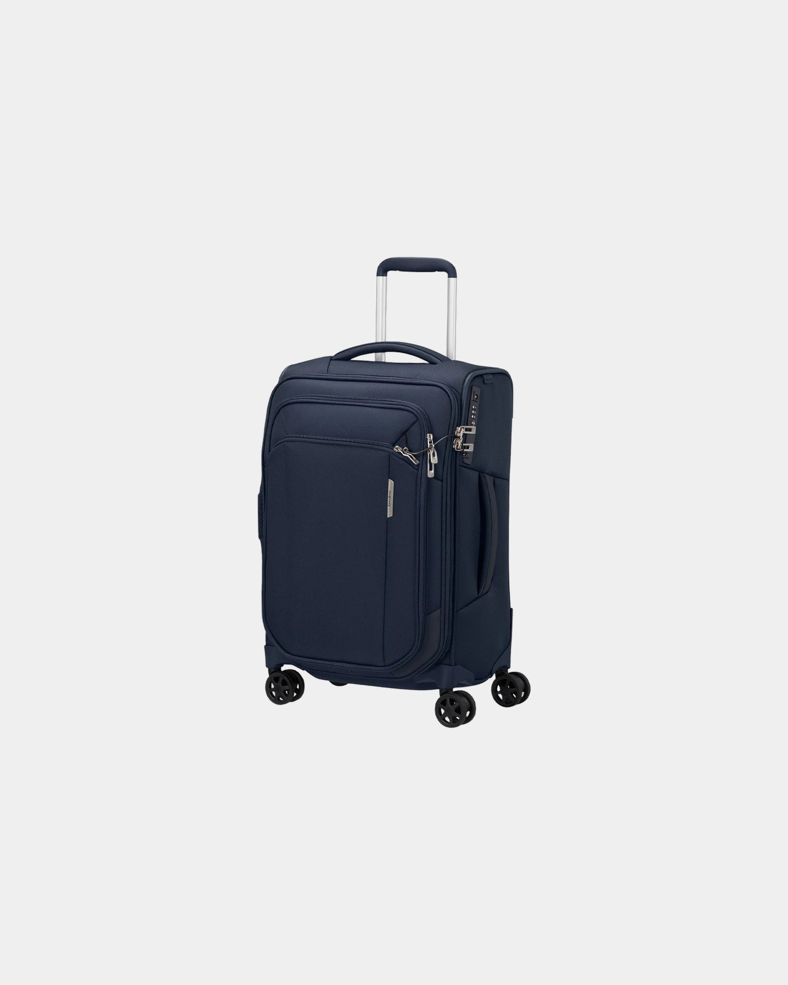 Valise souple recyclée Samsonite RESPARK 55 cm à personnaliser - Bleu Marine