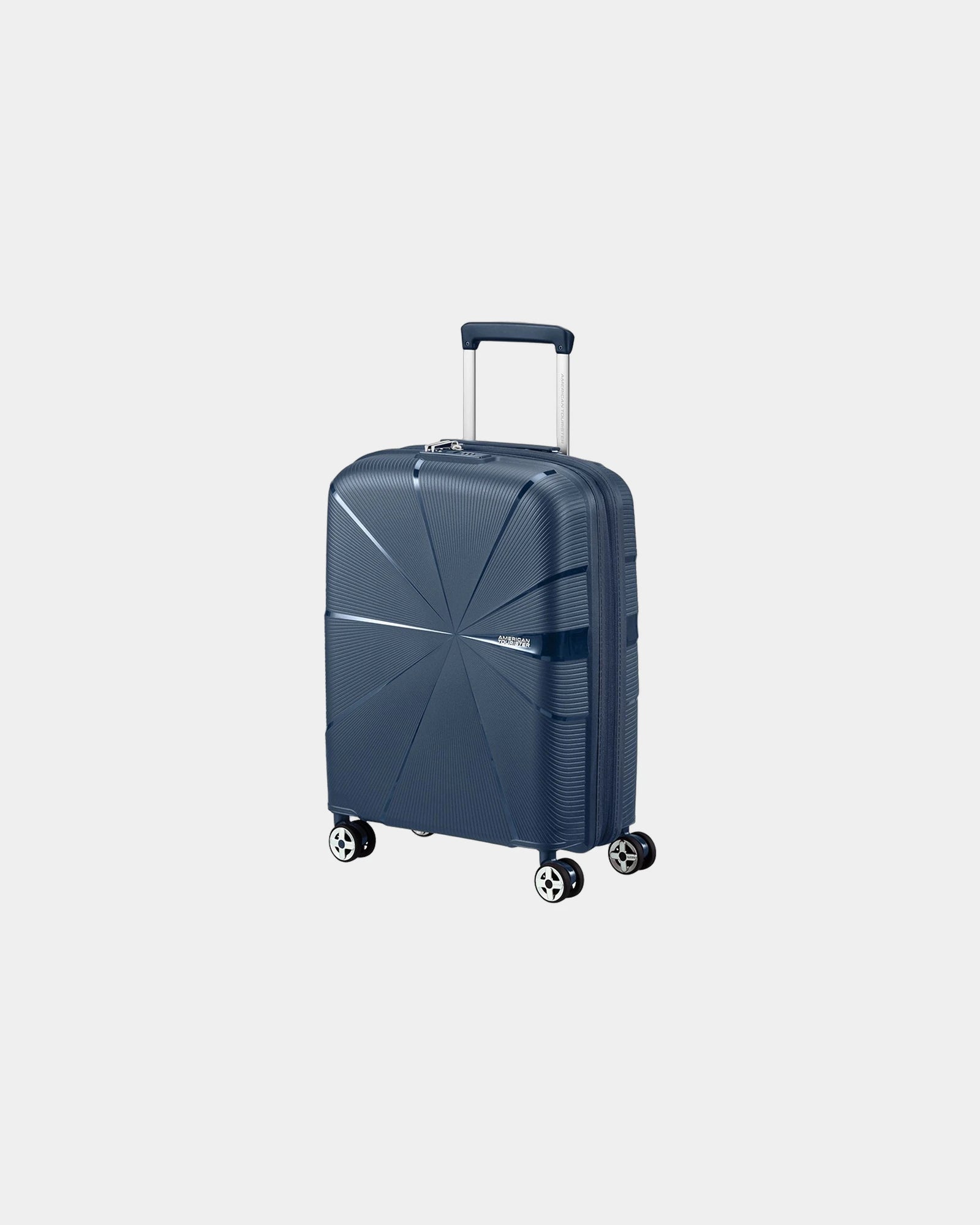 Valise rigide 55 cm American Tourister à personnaliser - Bleu Marine