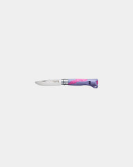 Couteau acier inoxydable Opinel N°08 Outdoor à personnaliser - Purple