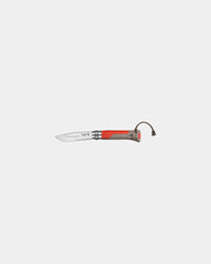 Couteau acier inoxydable Opinel N°08 Outdoor à personnaliser - Red