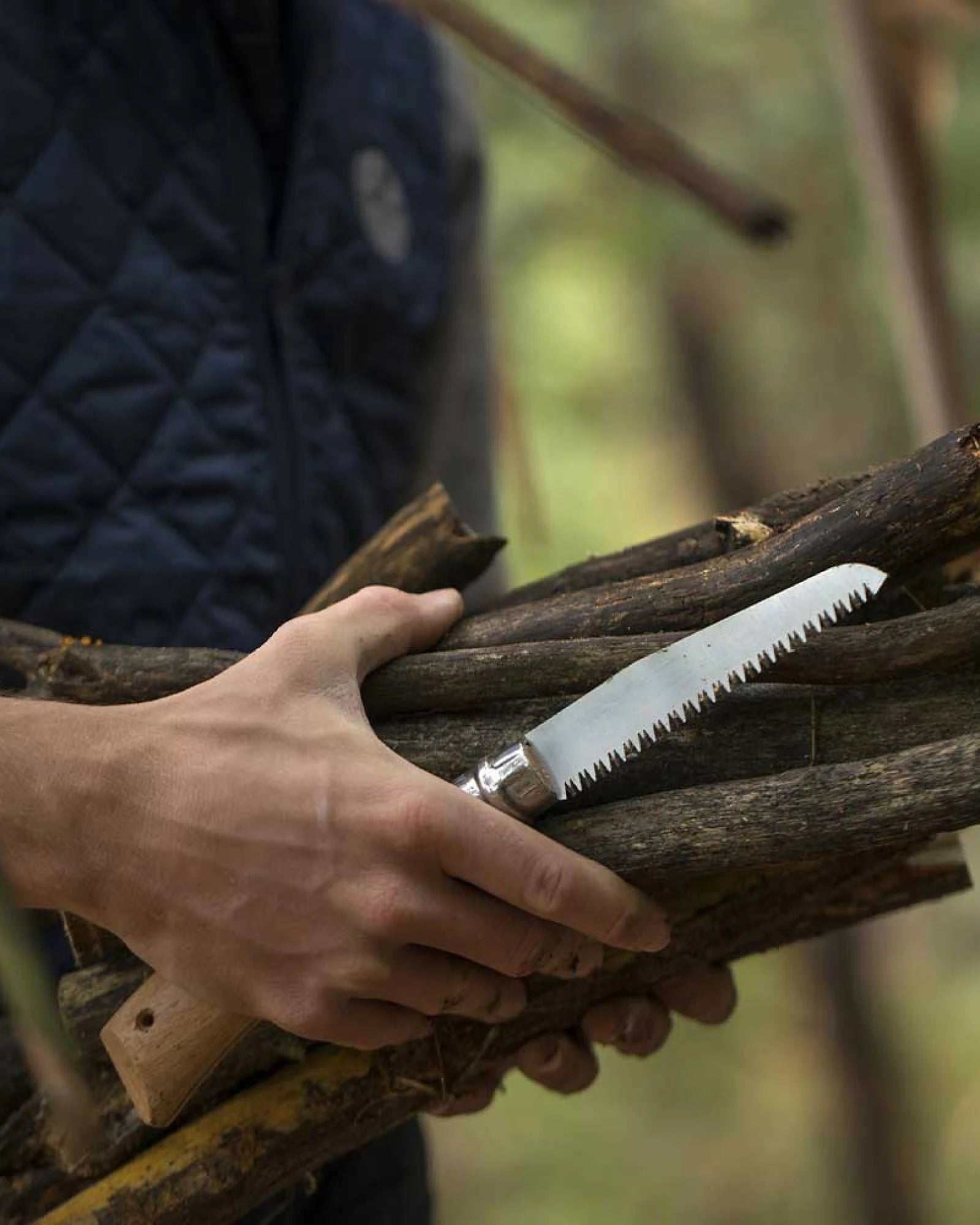 Scie de poche acier carbone Opinel N°12 à personnaliser - 3