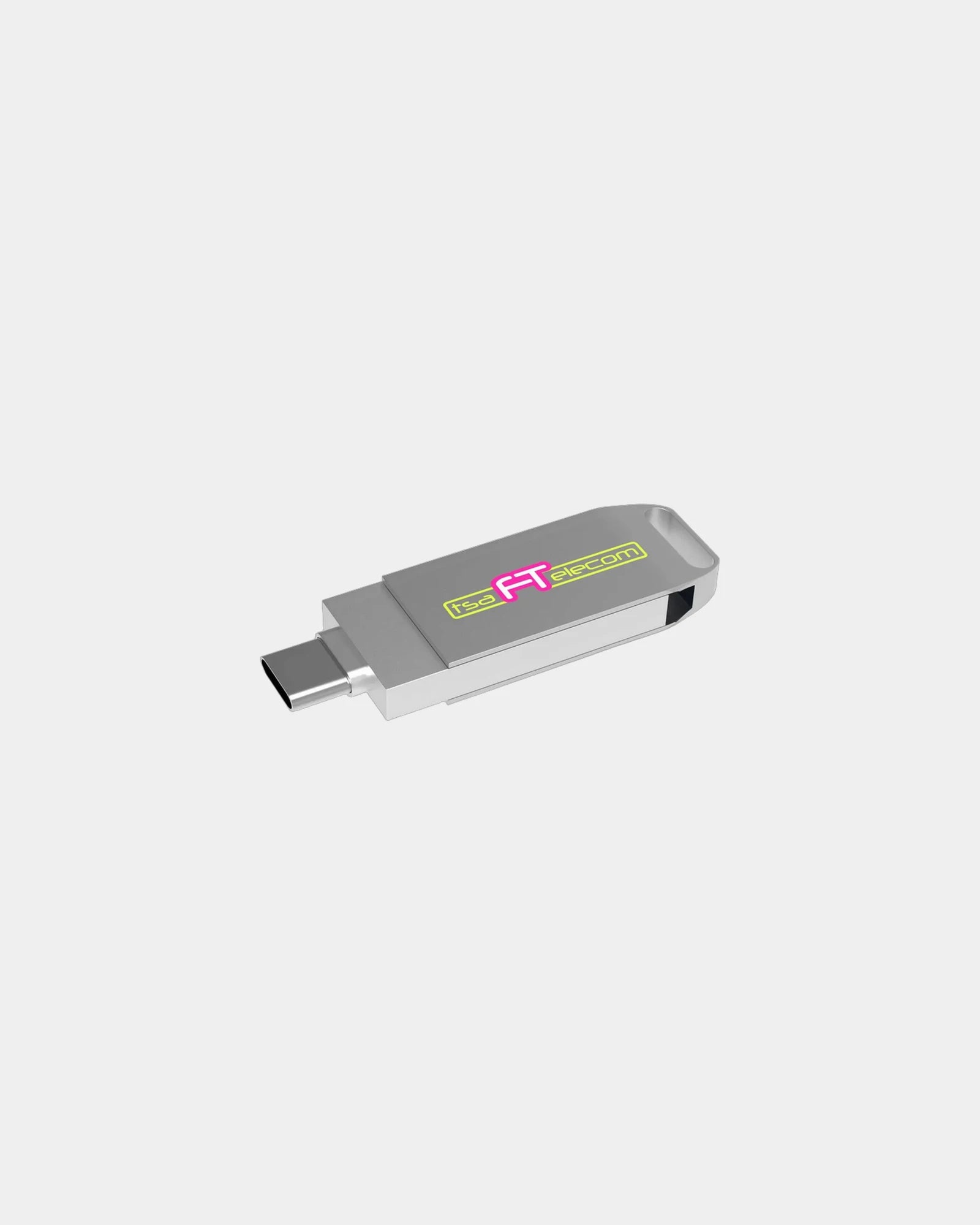 Clé USB Dual Twister-C 3.0 métal à personnaliser - 4
