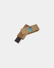 Clé USB bambou éco-responsable Twister à personnaliser - 2