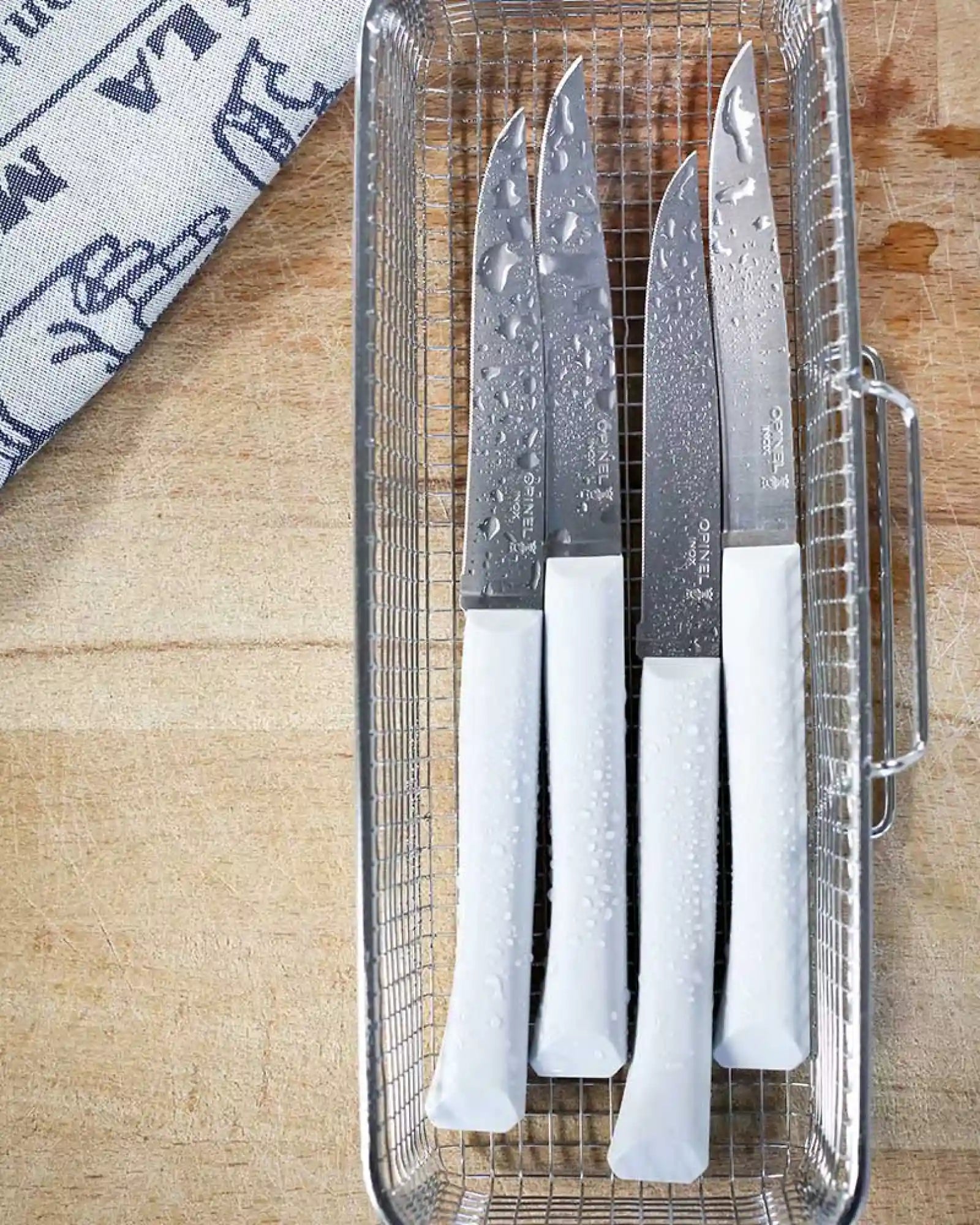 Coffret de 4 couteaux de table acier inox Opinel à personnaliser - 3