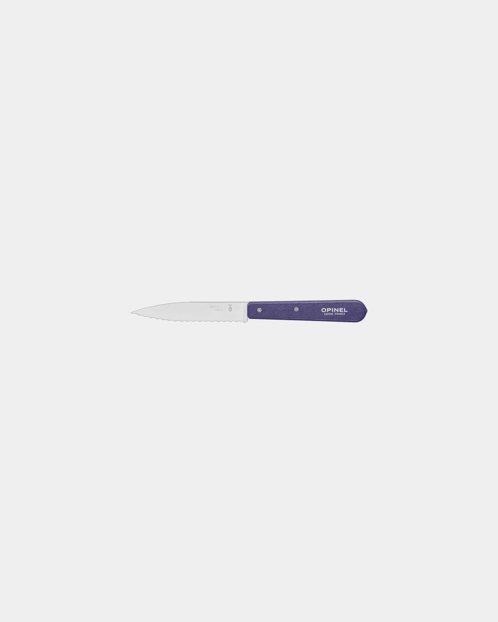 Couteau inox éco-responsable Opinel Cranté N°113 à personnaliser - Purple