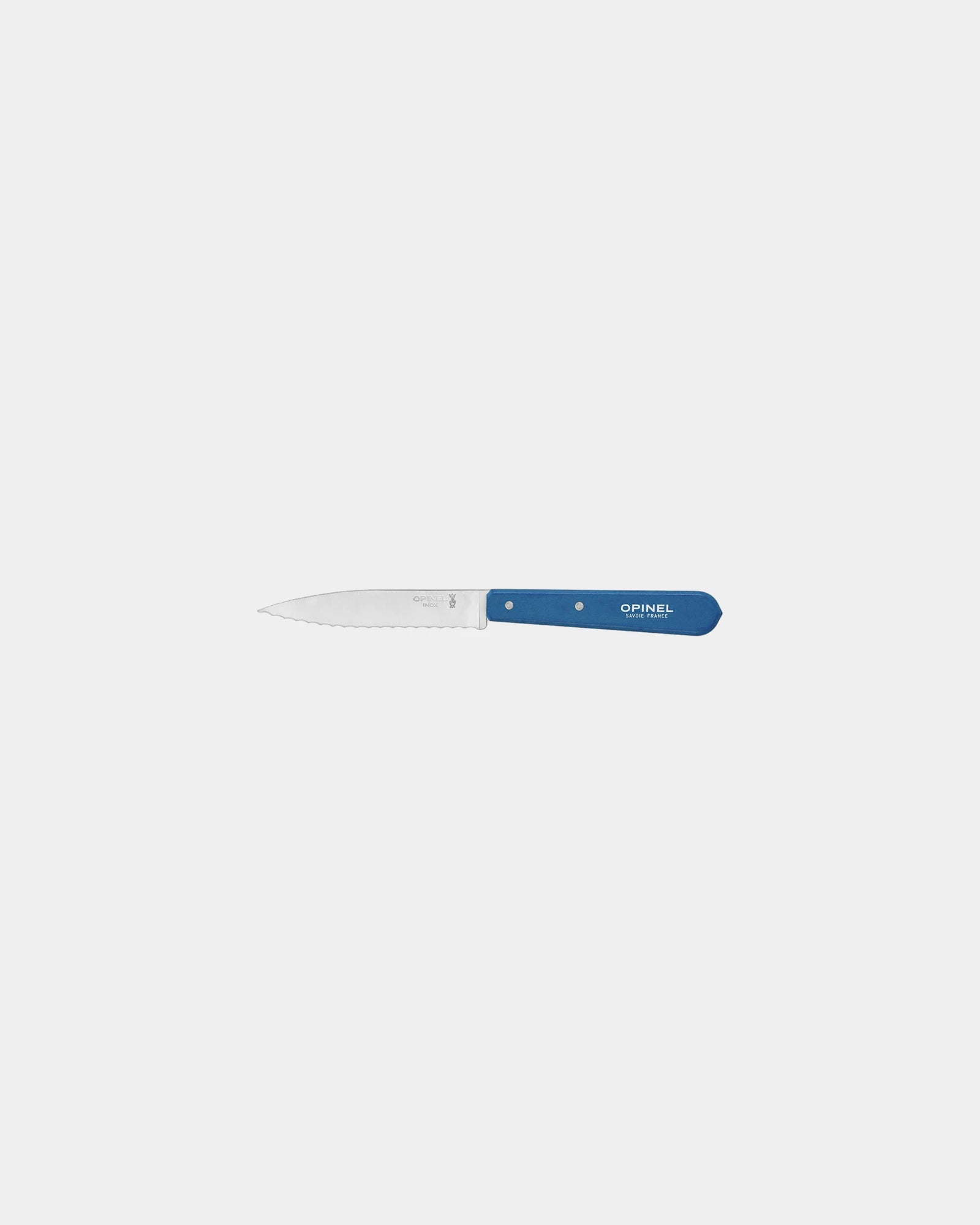 Couteau inox éco-responsable Opinel Cranté N°113 à personnaliser - Blue