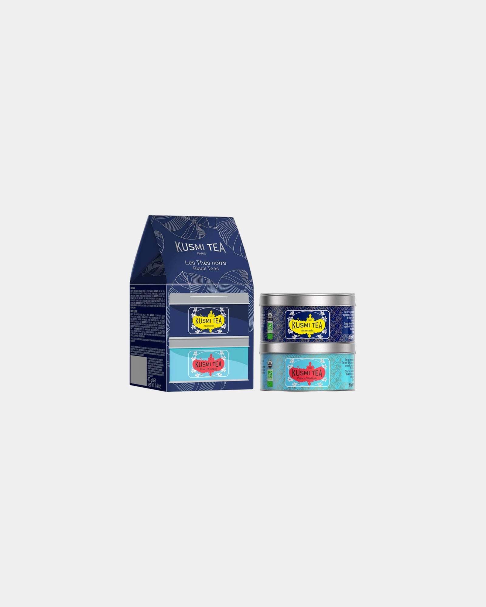 Coffret 2 miniatures bio Kusmi Tea à personnaliser - Non Renseigné