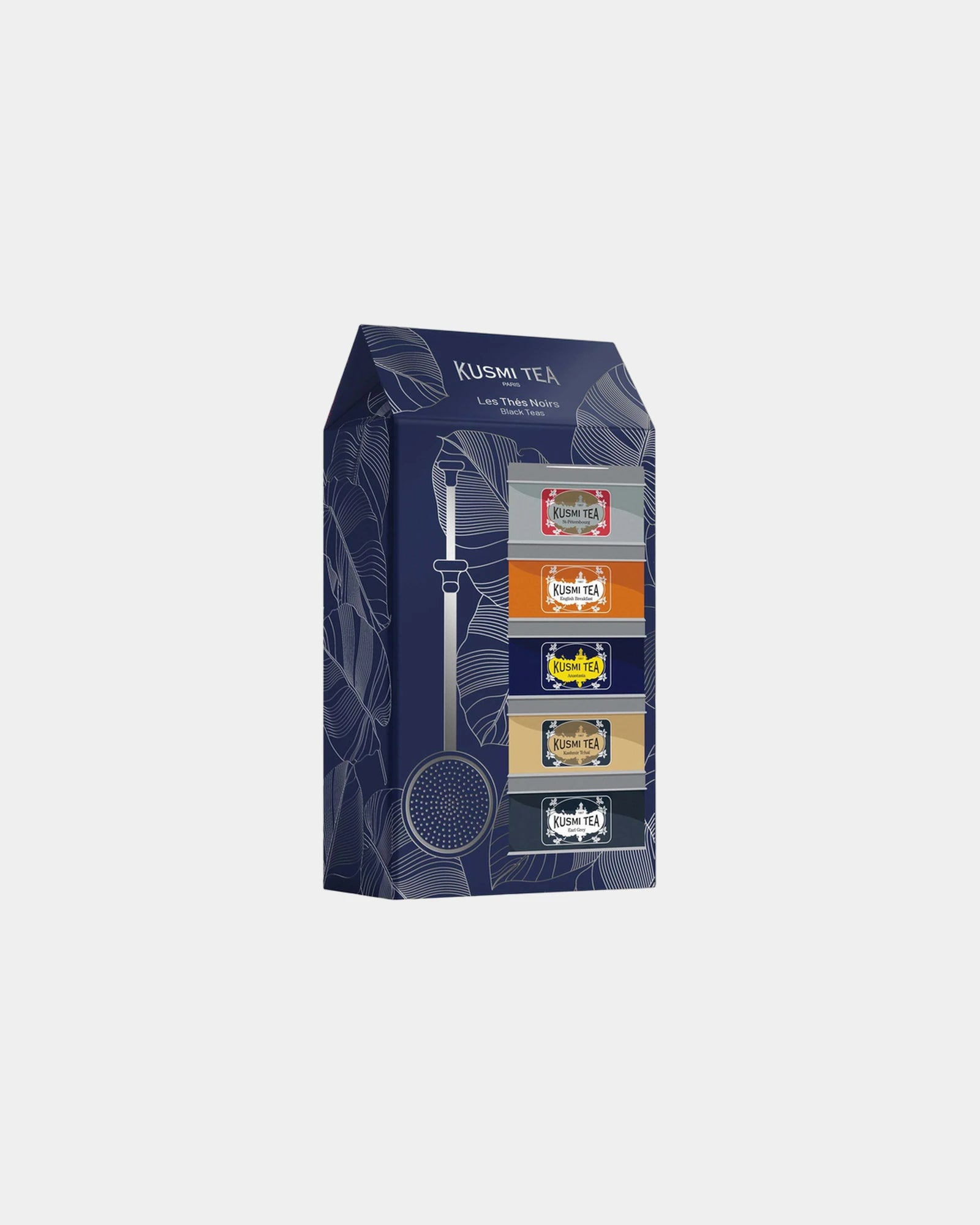 Coffret 5 boîtes de thés noirs bio Kusmi Tea à personnaliser - Non Renseigné