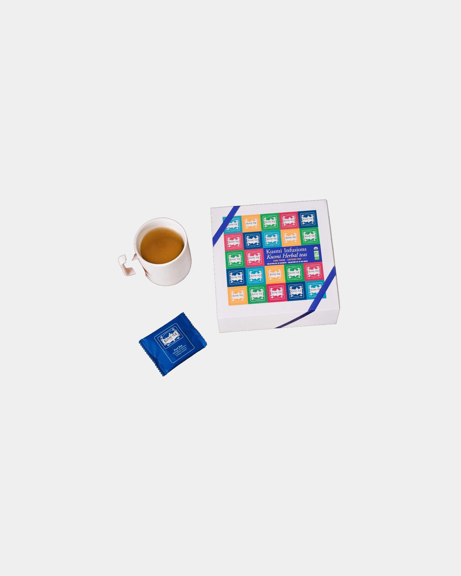 Coffret 45 sachets enveloppés Kusmi Tea à personnaliser - 1