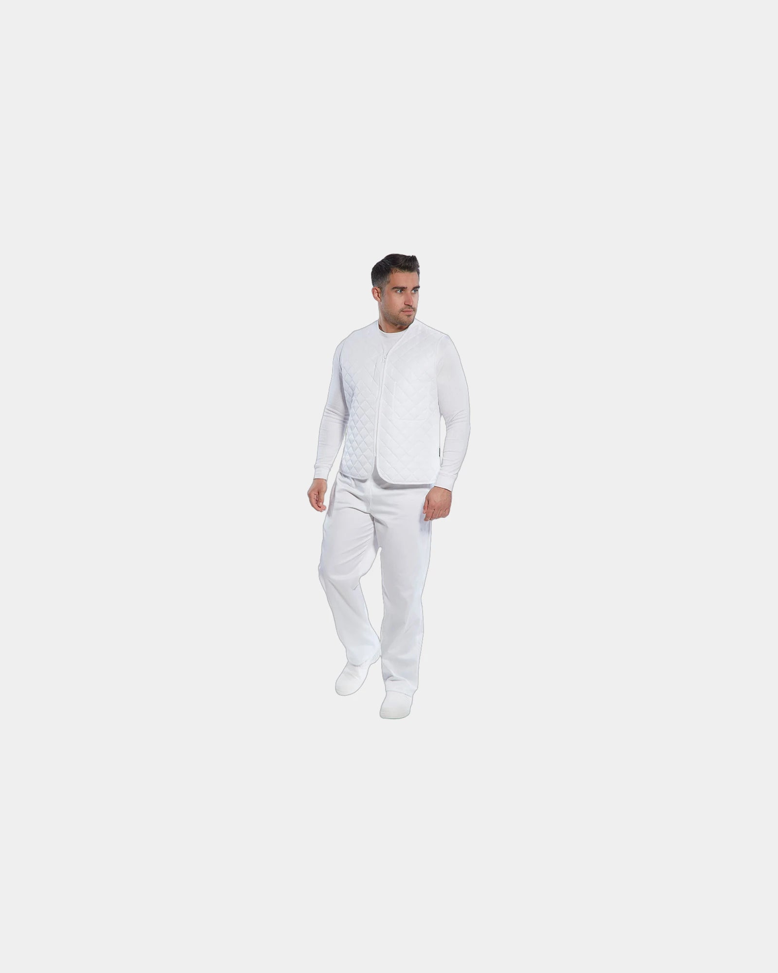 Bodywarmer doublé à personnaliser - Blanc