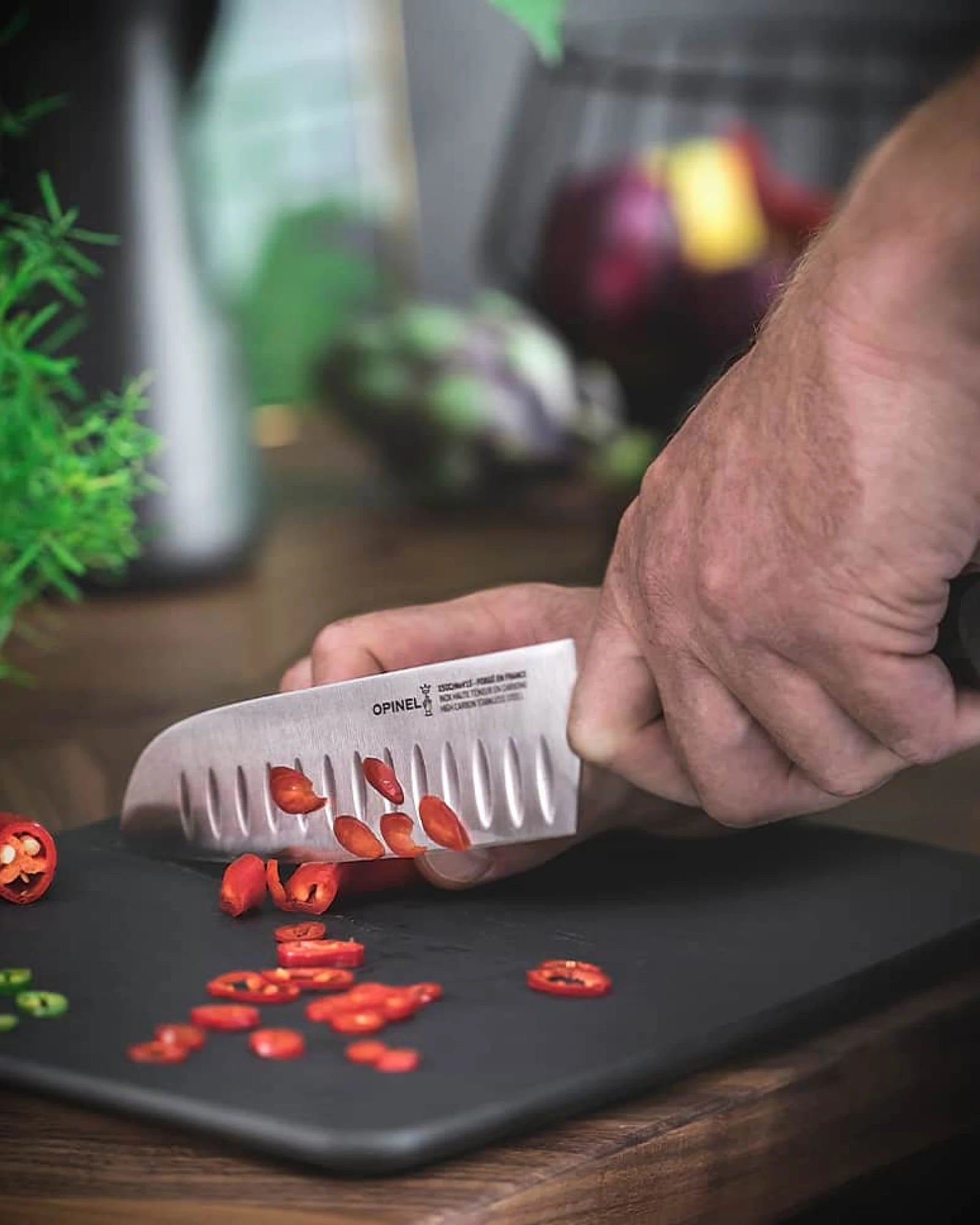 Couteau de cuisine Opinel Santoku à personnaliser - 5