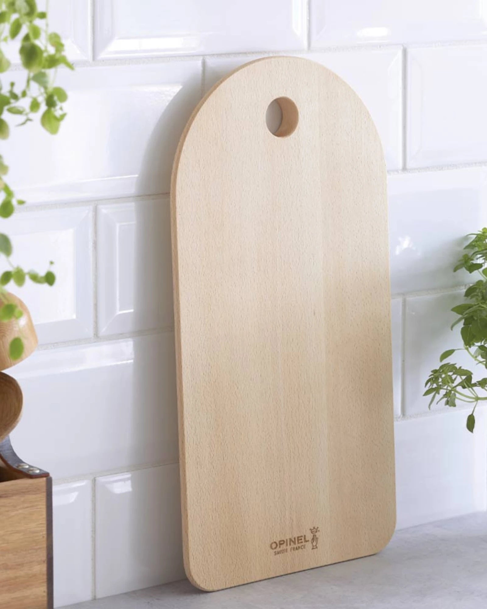 Planche à découper hêtre Opinel 21 x 40 cm à personnaliser - 4
