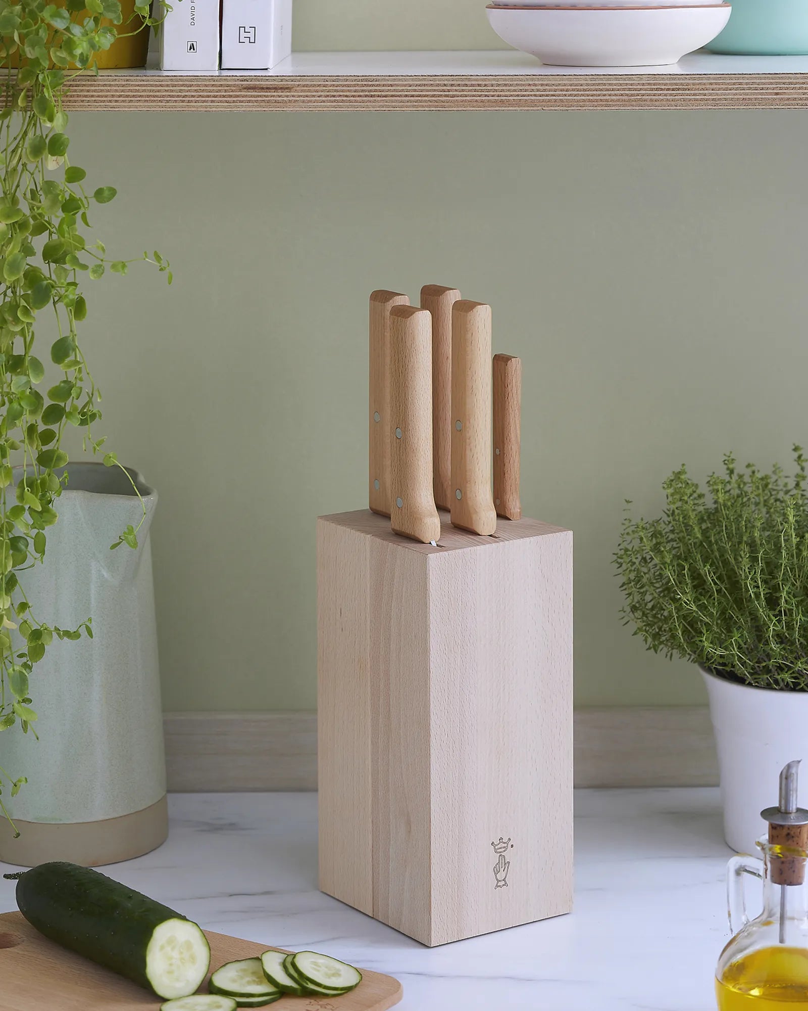 Bloc Hêtre Opinel 101 x 230 x 116 mm à personnaliser - 4