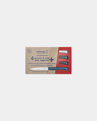 Coffret de 4 couteaux de table inox Opinel Bon Appétit à personnaliser - Navy