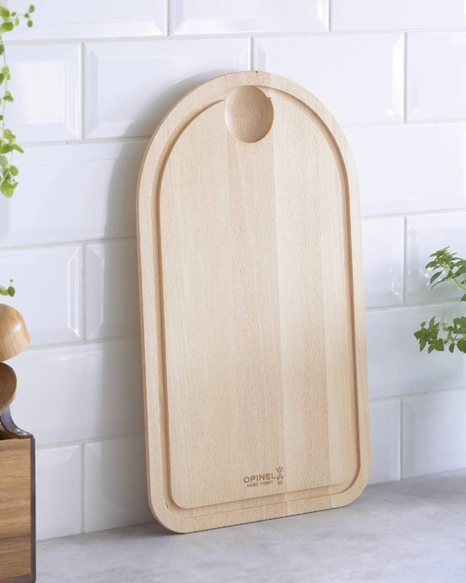 Planche à découper hêtre Opinel 275 x 470 mm à personnaliser - 6