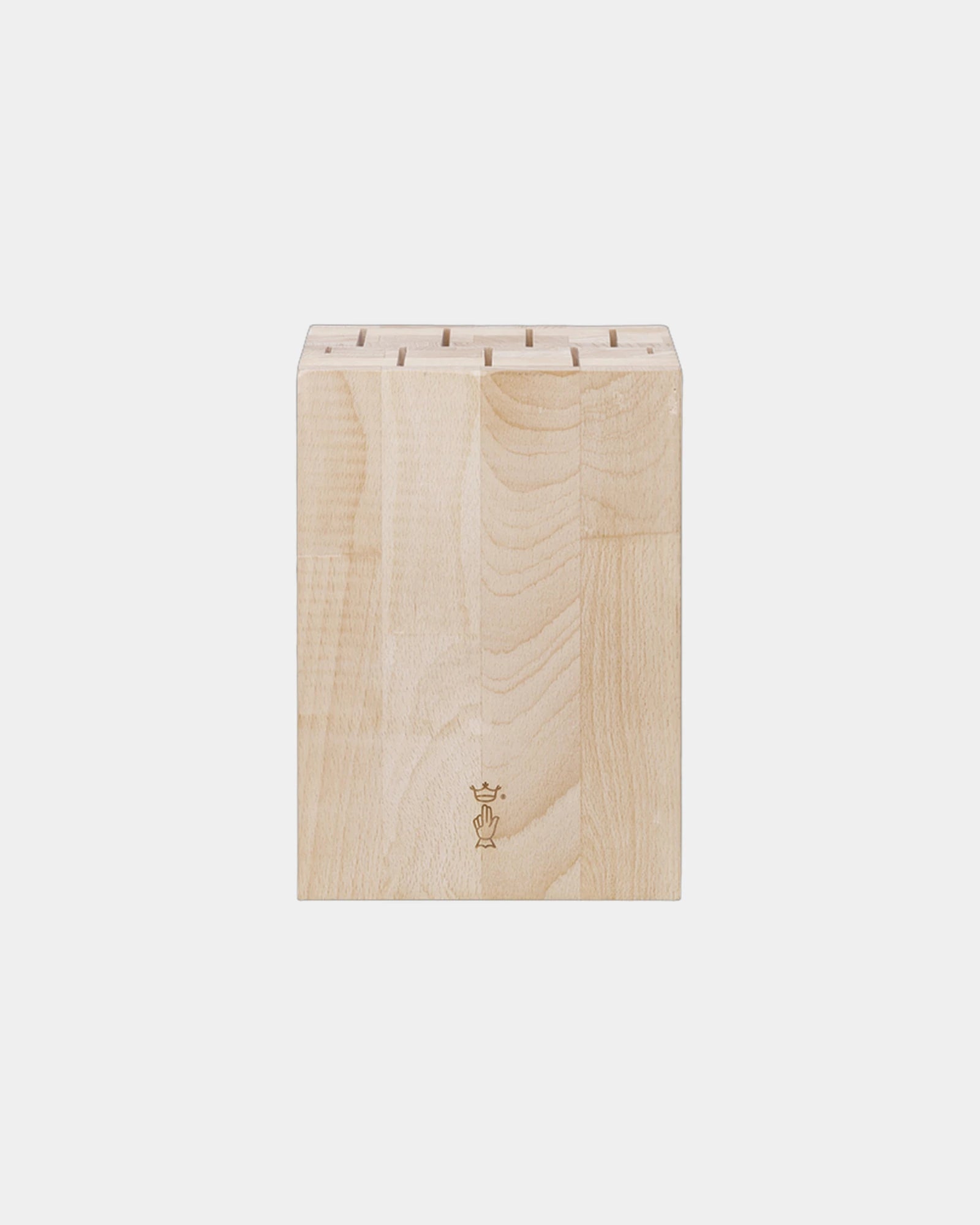 Bloc de rangement hêtre Opinel 9 couteaux à personnaliser - Beige