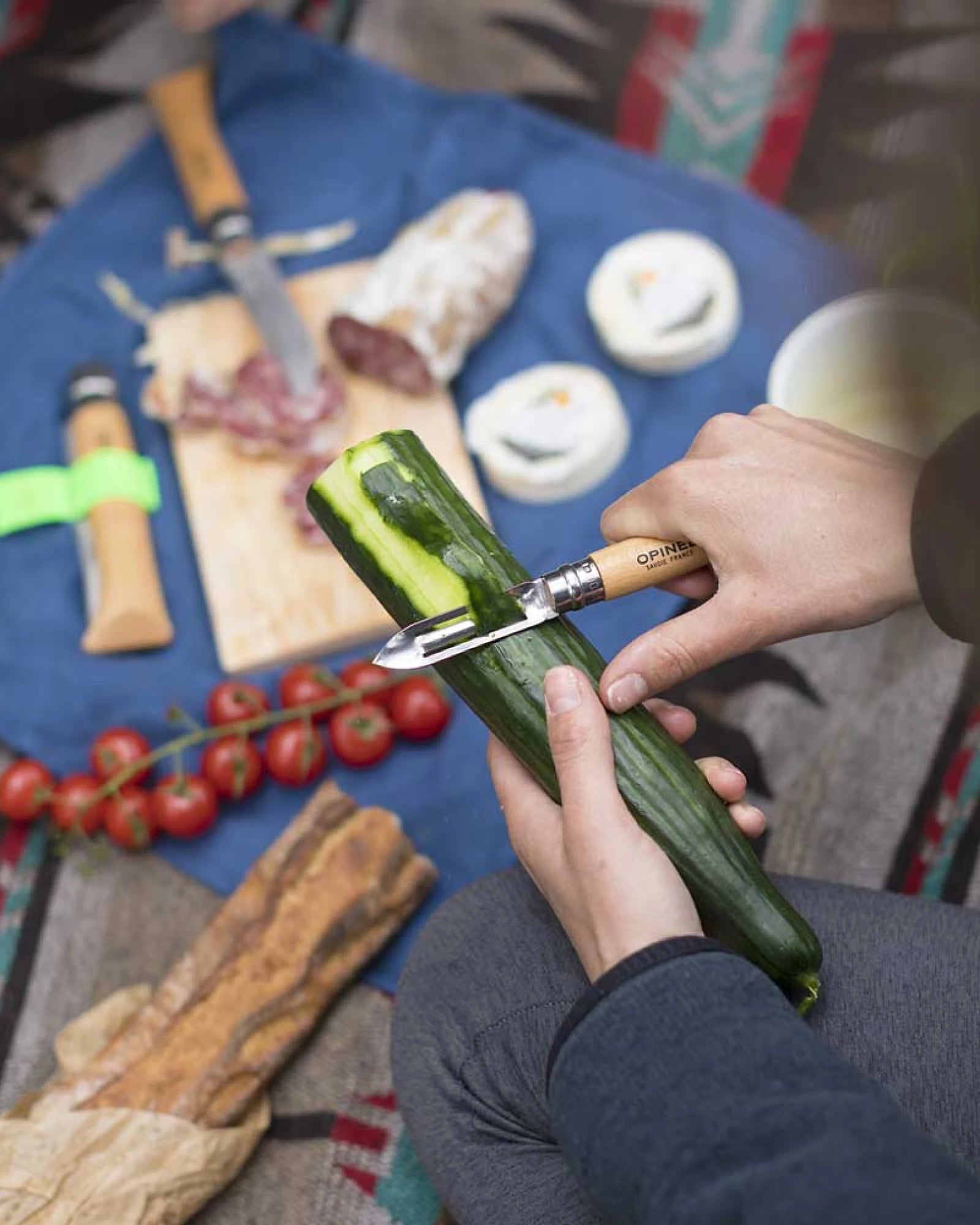 Couteau éplucheur inox Opinel N°06 à personnaliser - 4