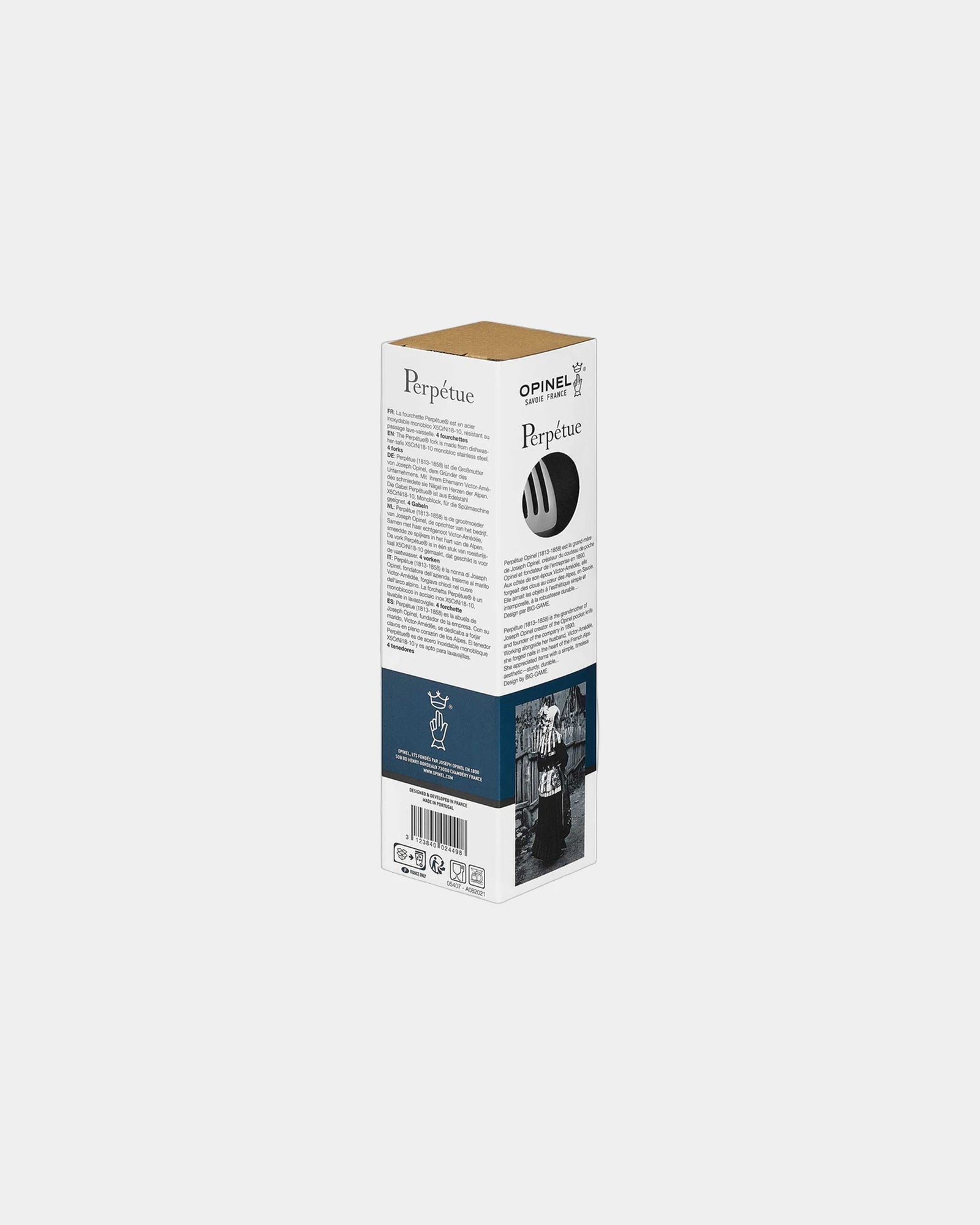 Couverts de table acier Opinel Perpétue 22 cm à personnaliser - 2