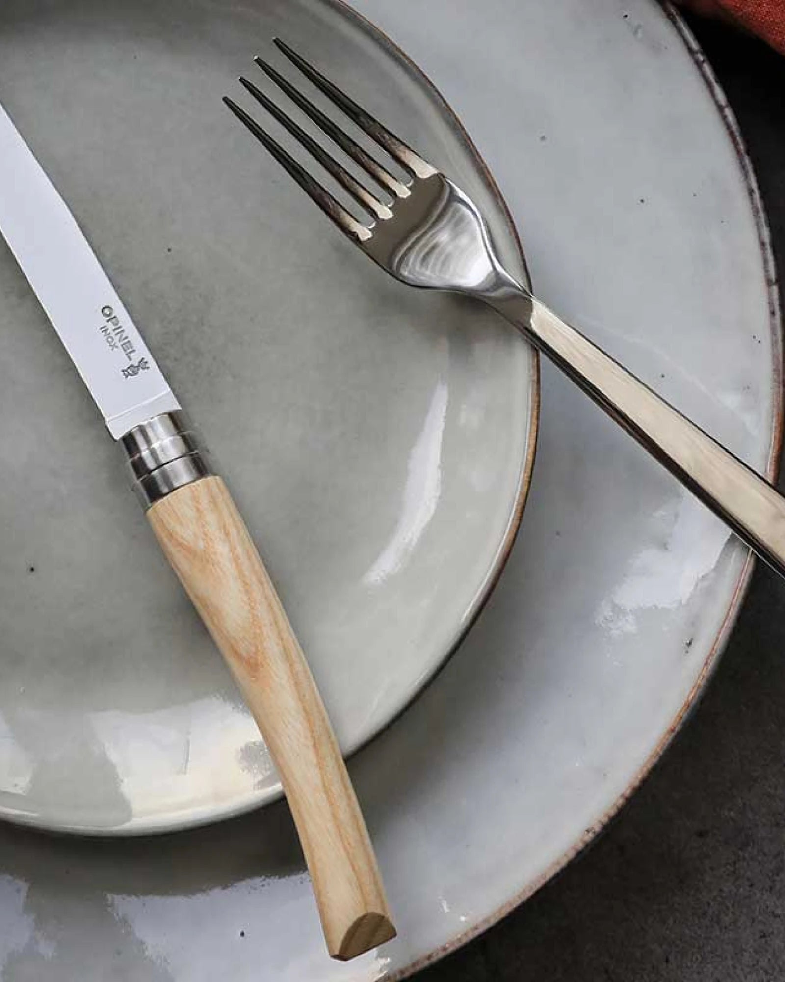 Couteaux de table acier inoxydable Opinel Facette à personnaliser - 20