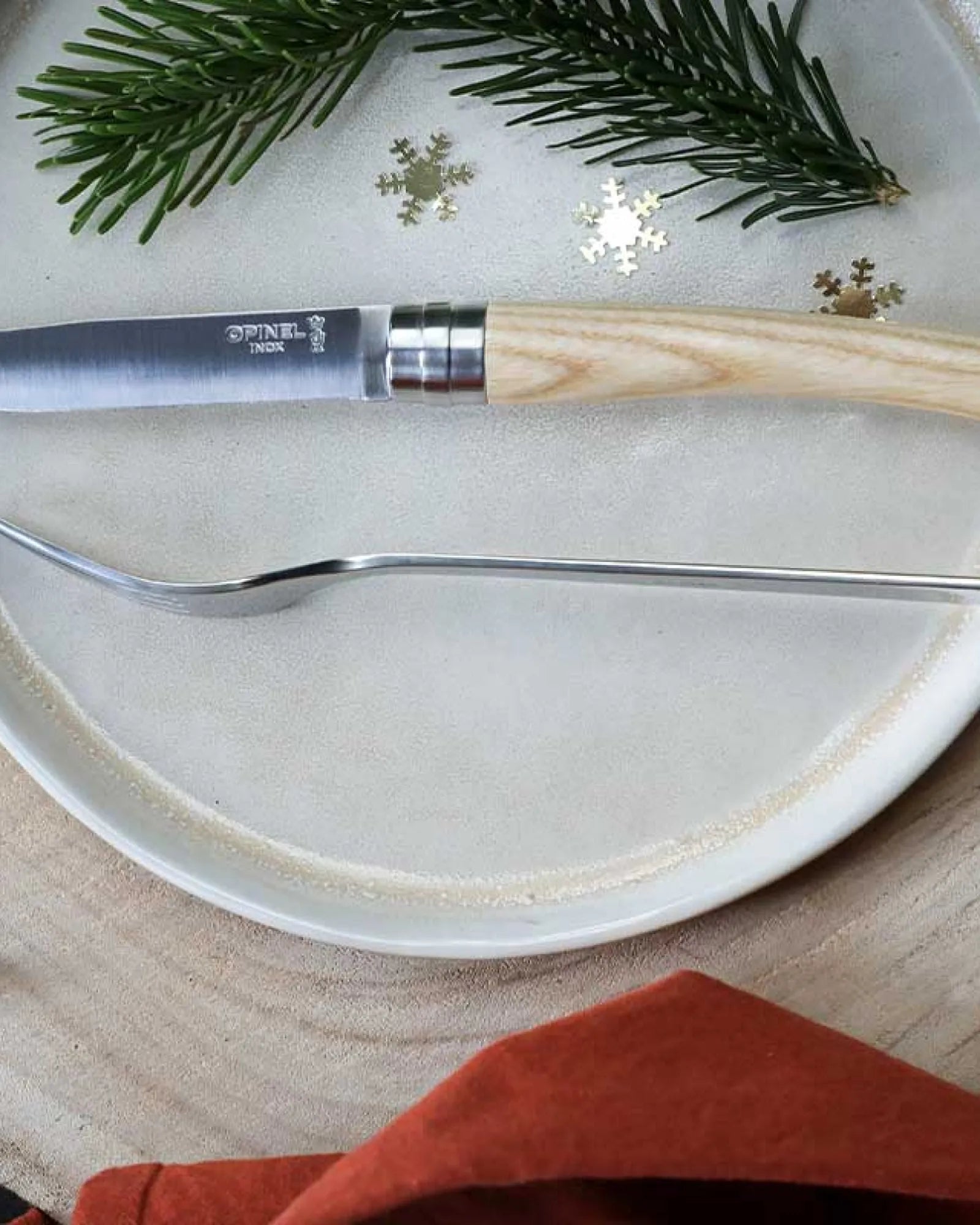 Couteaux de table acier inoxydable Opinel Facette à personnaliser - 21