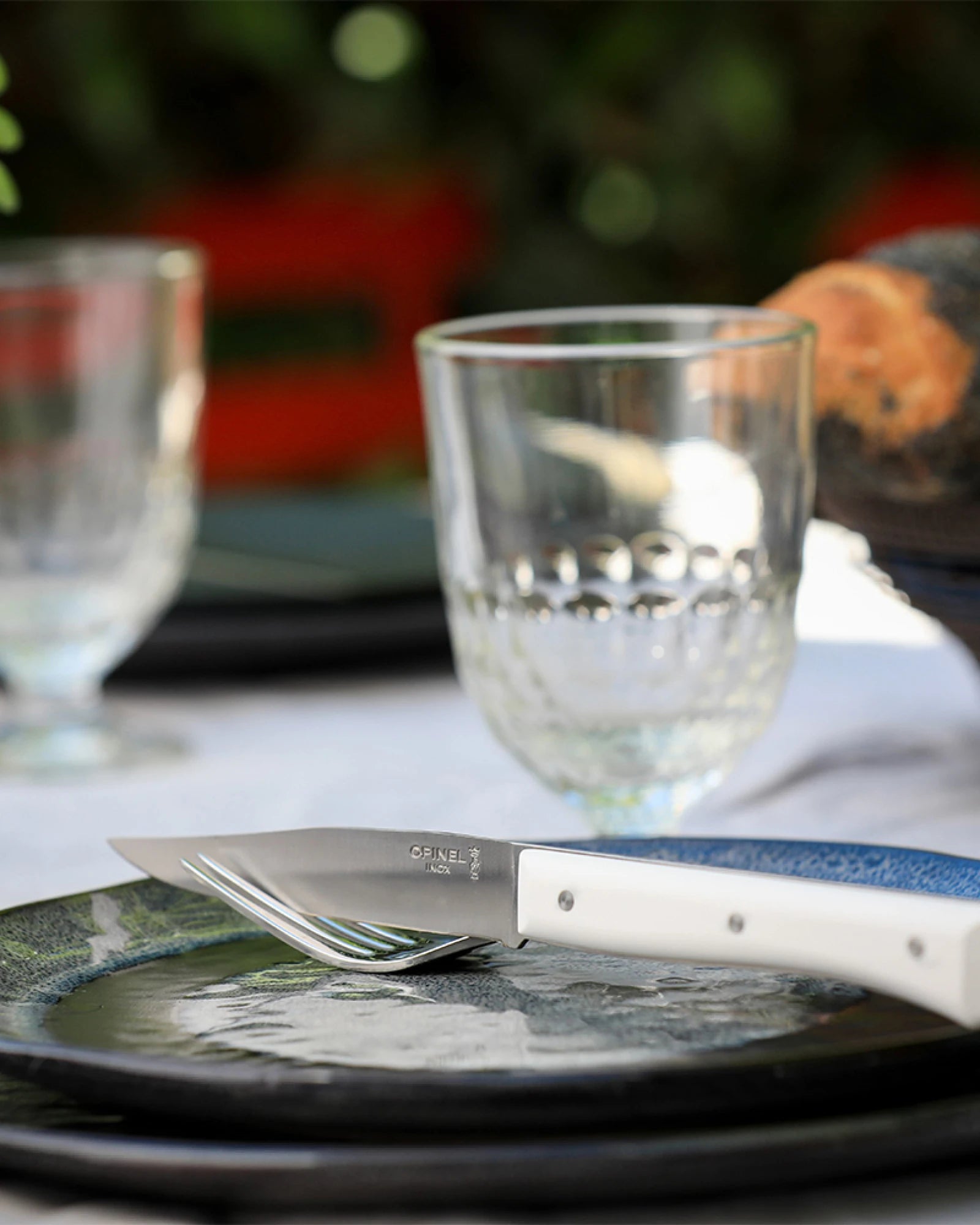 Coffret de 4 couteaux de table Facette Frêne Opinel à personnaliser - 17