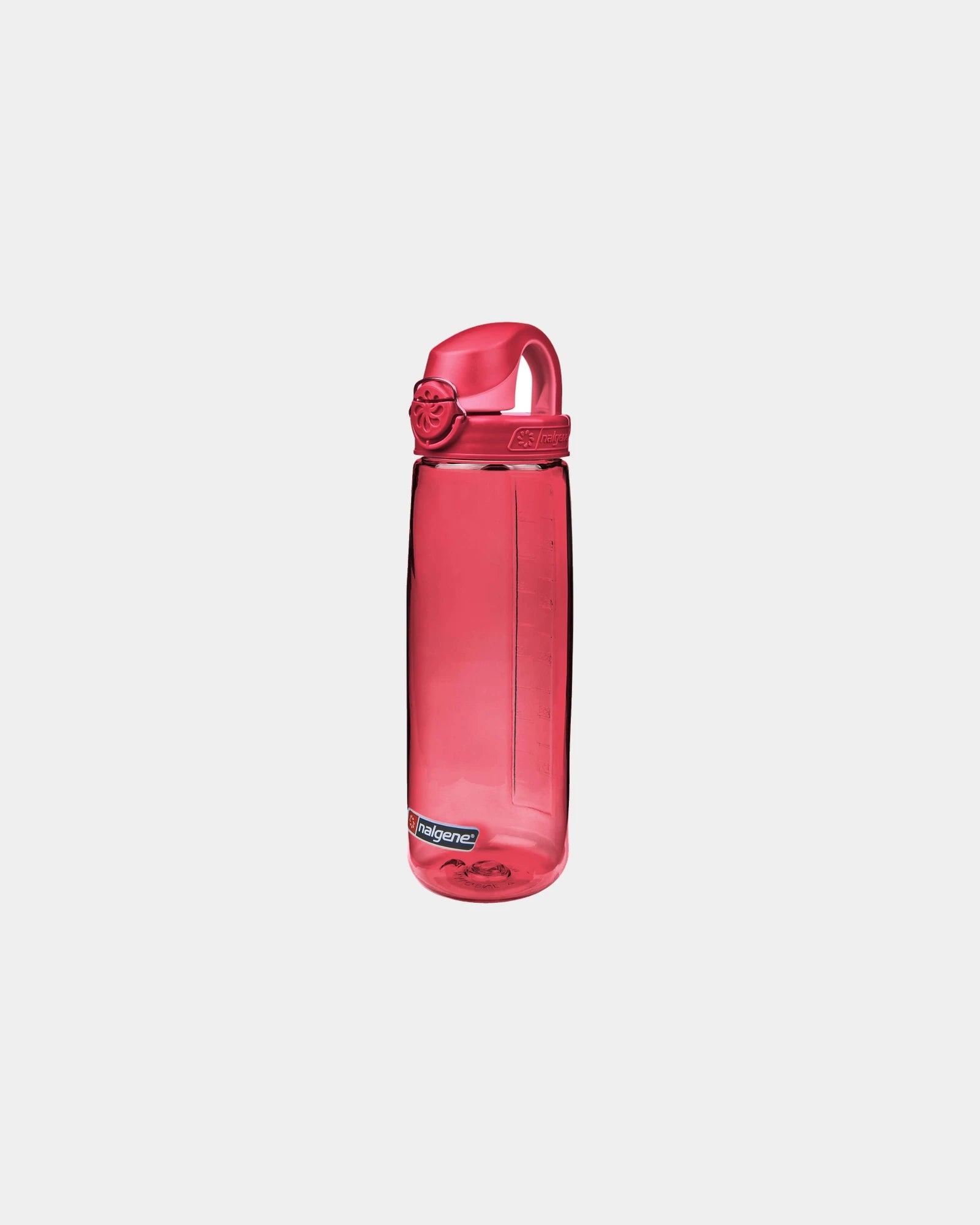 Gourde Tritan Renew Nalgene On-The-Fly 700ml à personnaliser - Rose Avec Bouchon Rouge Betterave