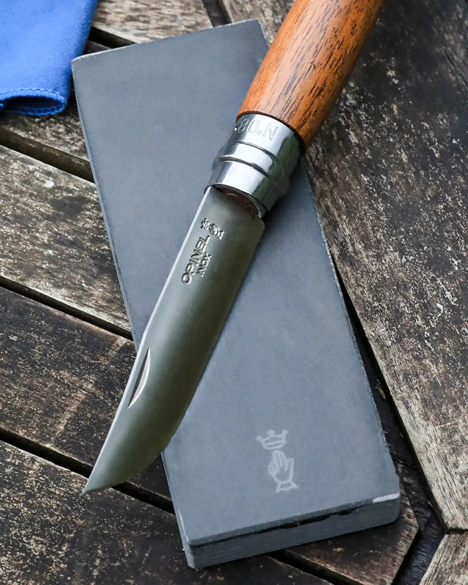 Pierre d'affûtage grès schisteux Opinel 14 cm à personnaliser - 6