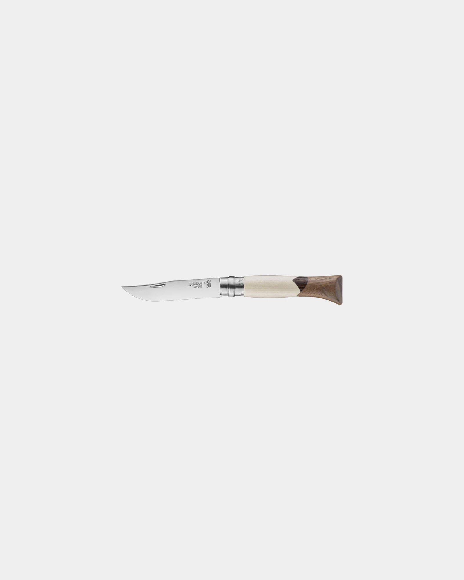 Couteau acier inoxydable Opinel N°09 Cime à personnaliser - Gray