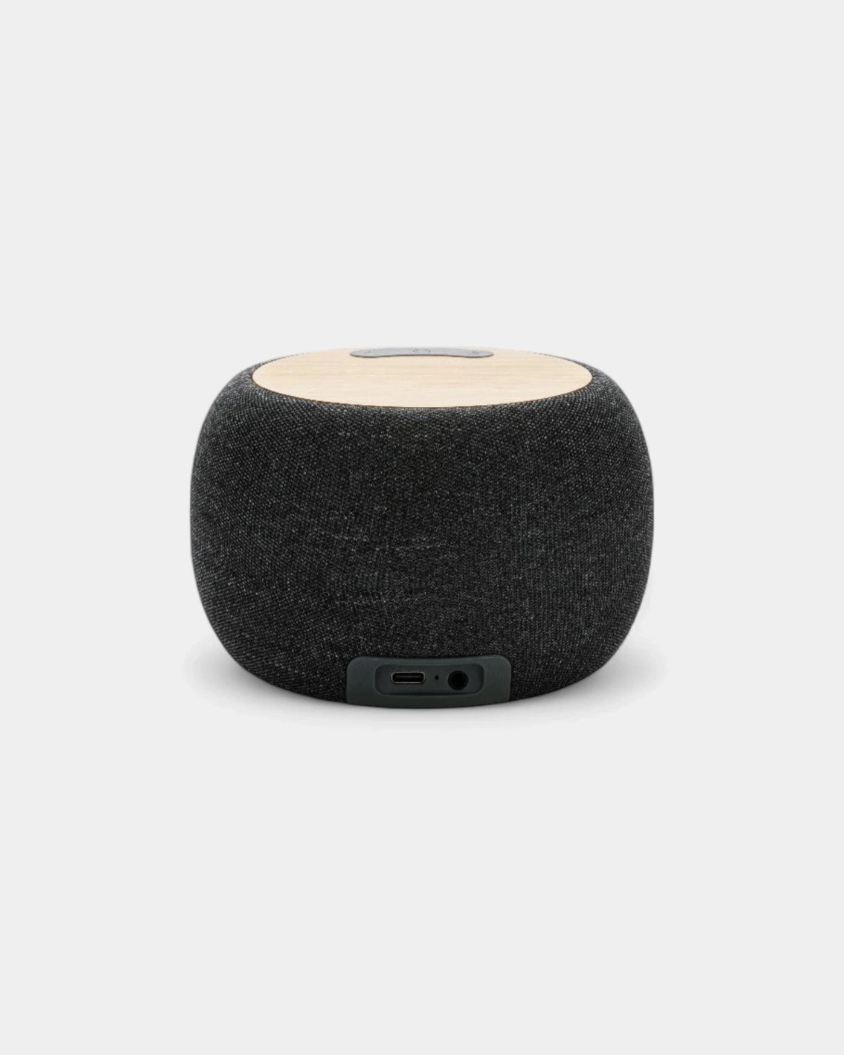 Enceinte 5W en plastique recyclé RCS et bambou à personnaliser - 3