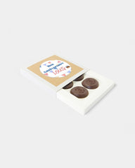 Caixa de 16 chocolates personalizável