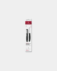 Set de couteaux d’office Victorinox 8 cm à personnaliser - Noir