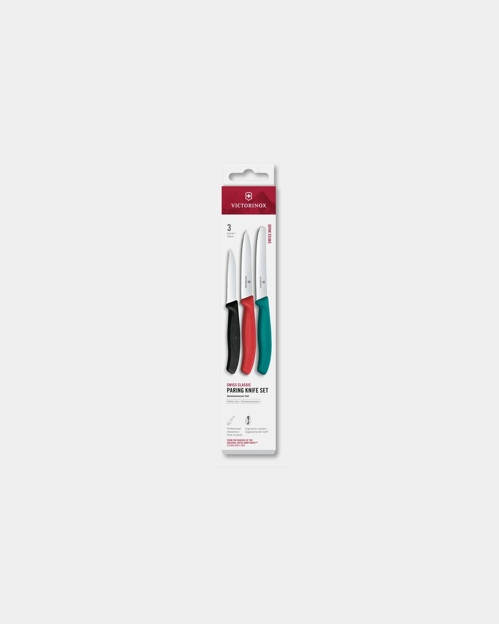 Set de couteaux d’office inox Victorinox 11 cm à personnaliser - Multicolore