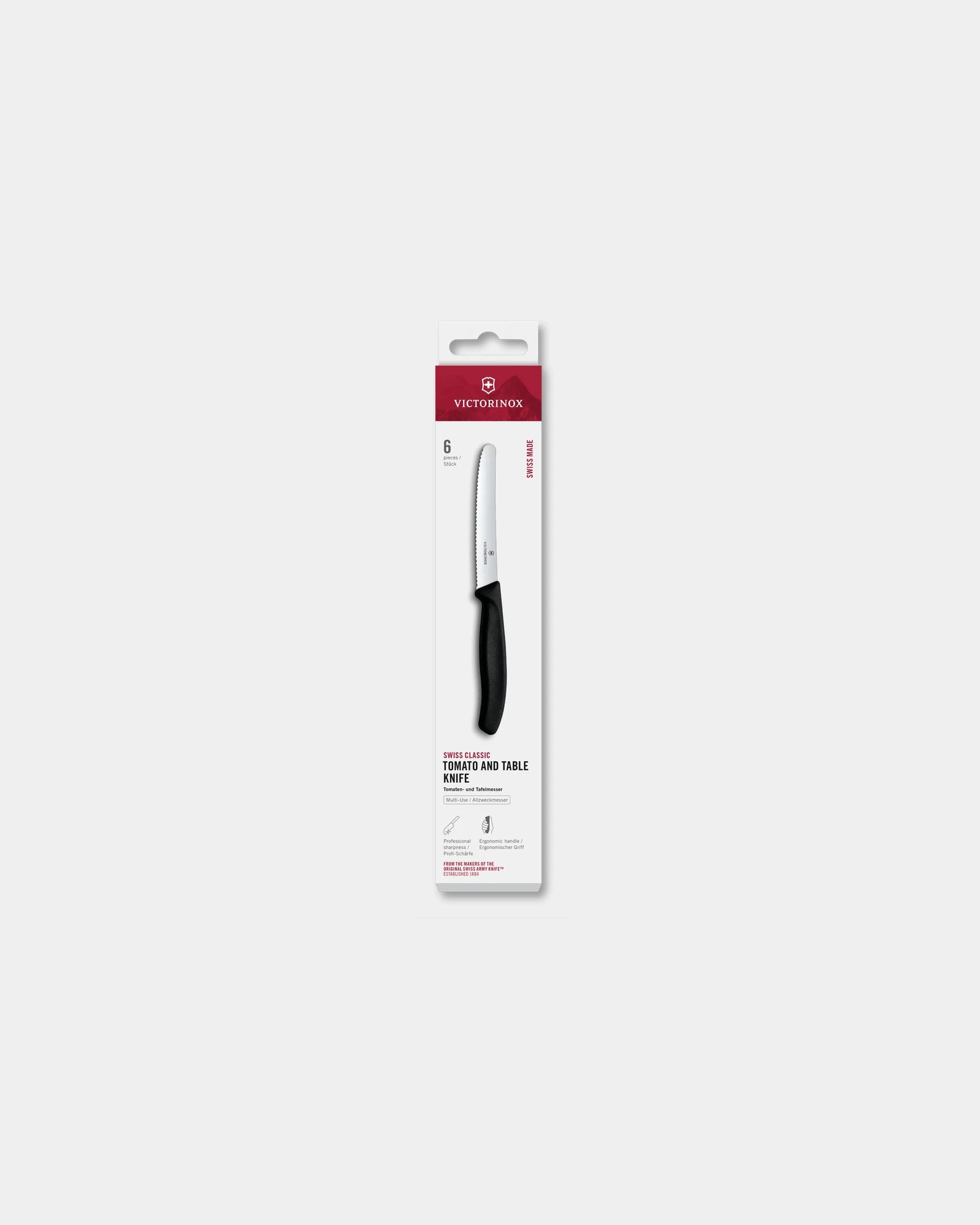 Set de couteaux à tomates Victorinox 11 cm à personnaliser - Noir