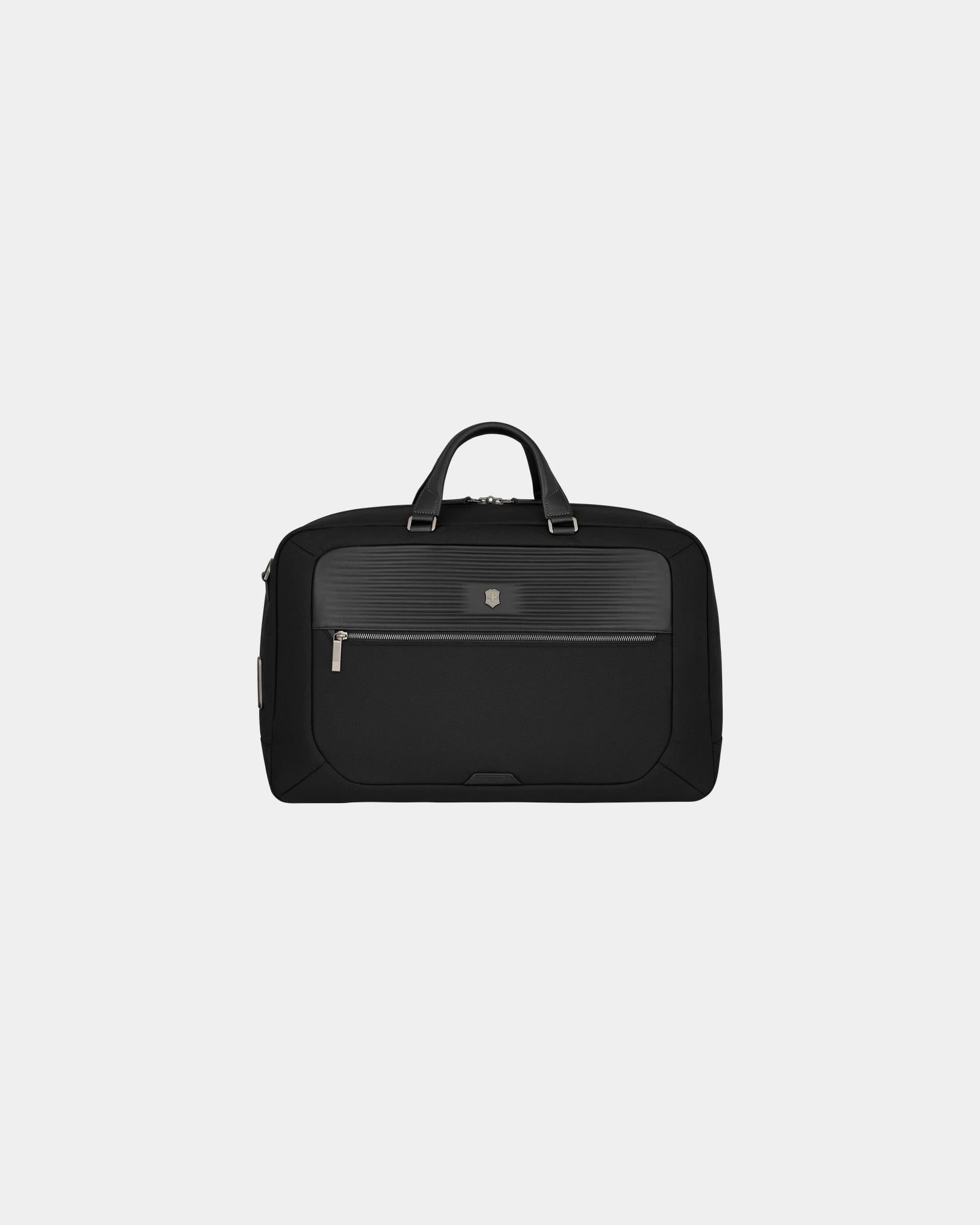 Sac de voyage nylon cuir Victorinox Mythic Weekender à personnaliser - Noir