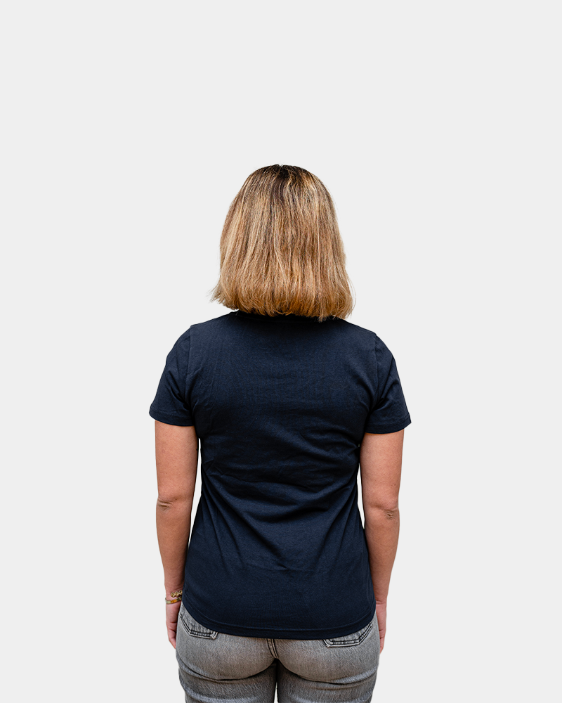 T-shirt femme col V Made in France à personnaliser - 11
