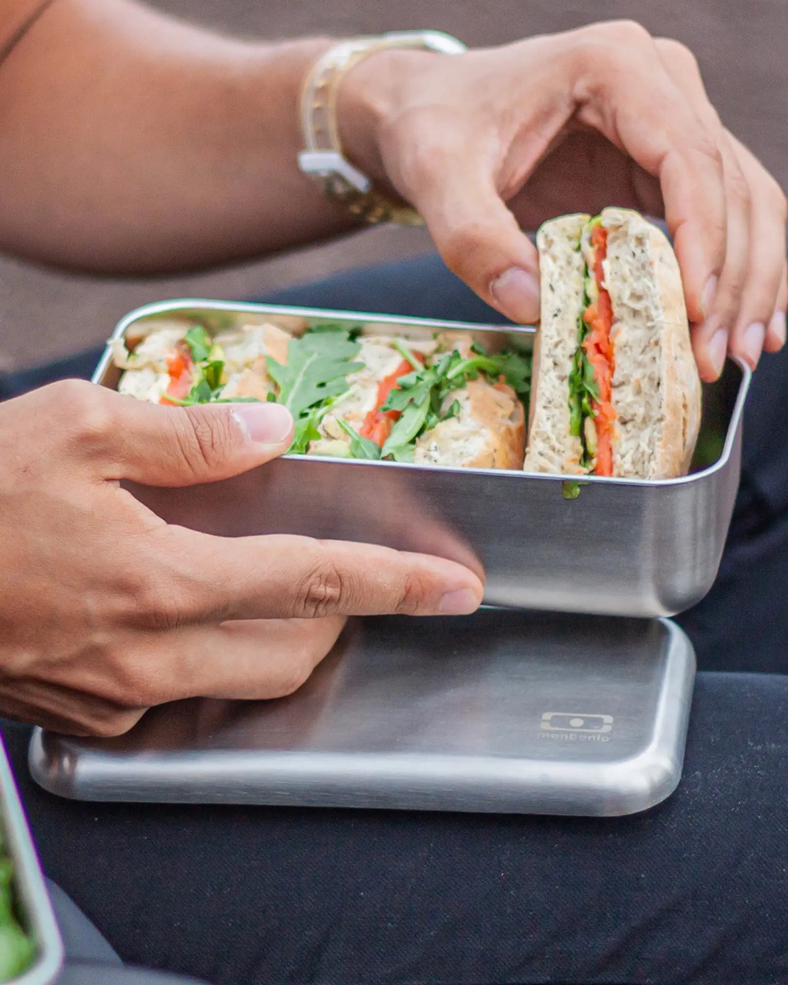 Lunch box inox Monbento MB Sense Canyon 700ml à personnaliser - 15