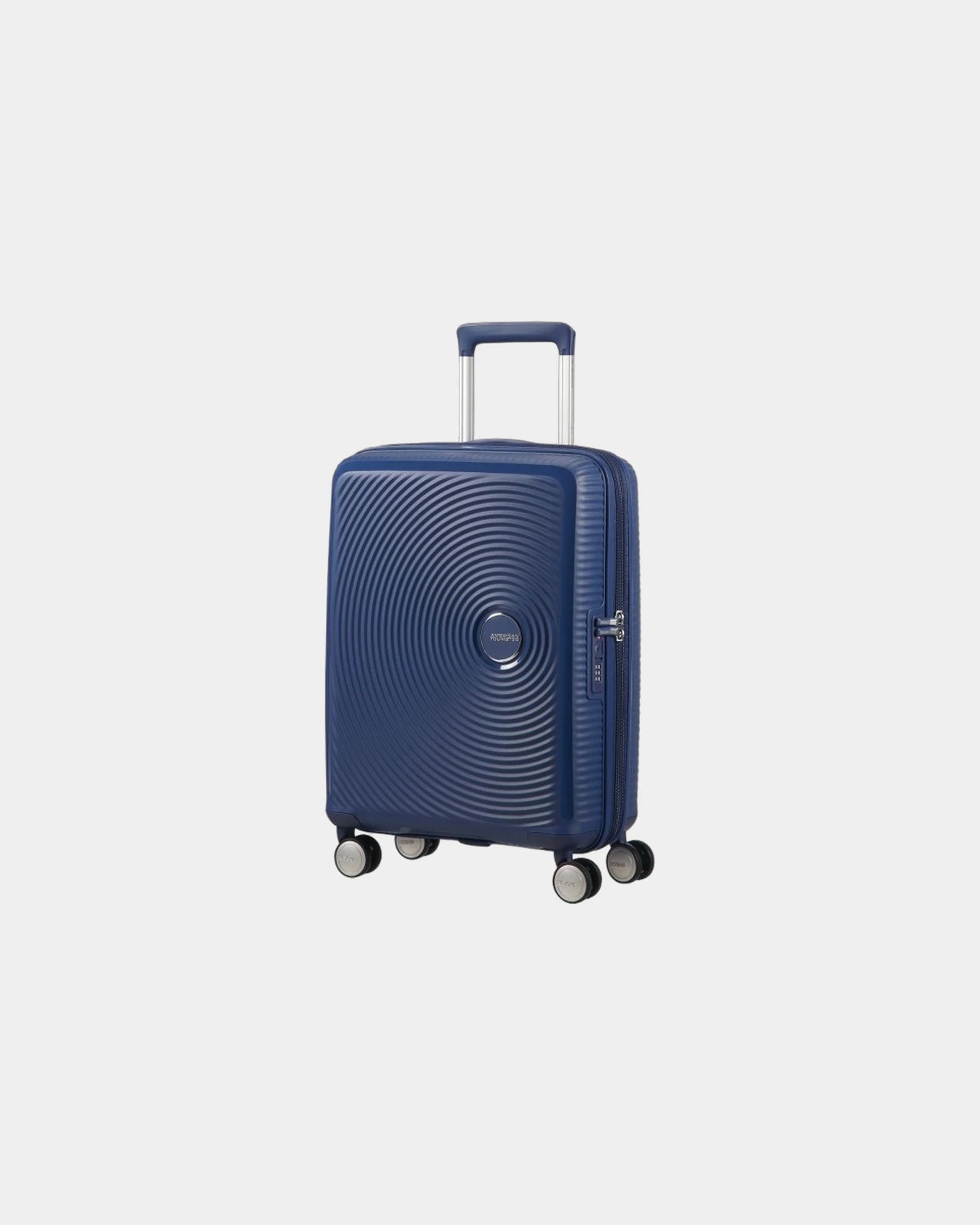 Valise 67cm polypropylène extensible American Tourister à personnaliser - Bleu Foncé