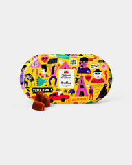 Boîte de truffes au chocolat noir