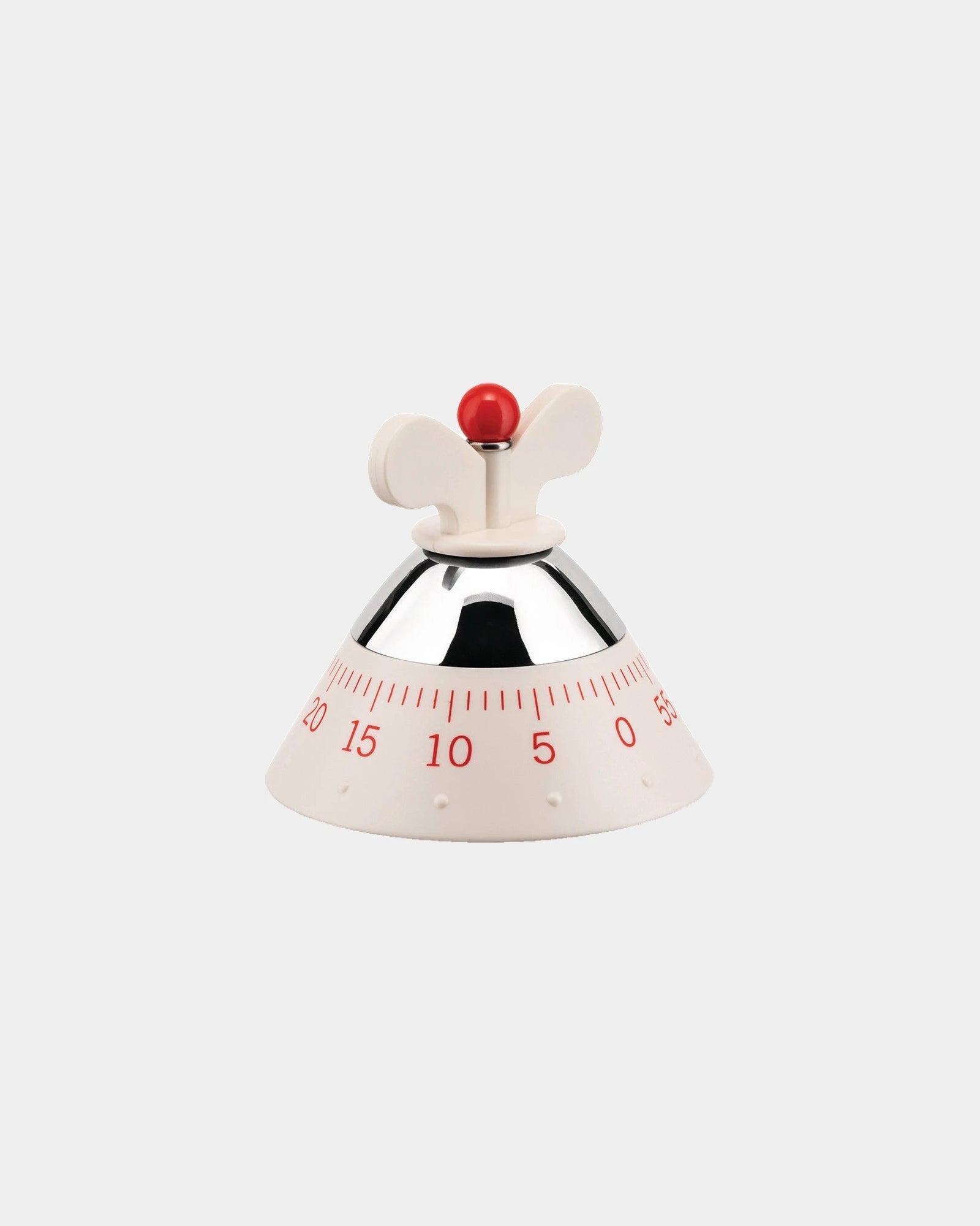 Minuteur éco-responsable Alessi Kitchen Timer à personnaliser - Blanc