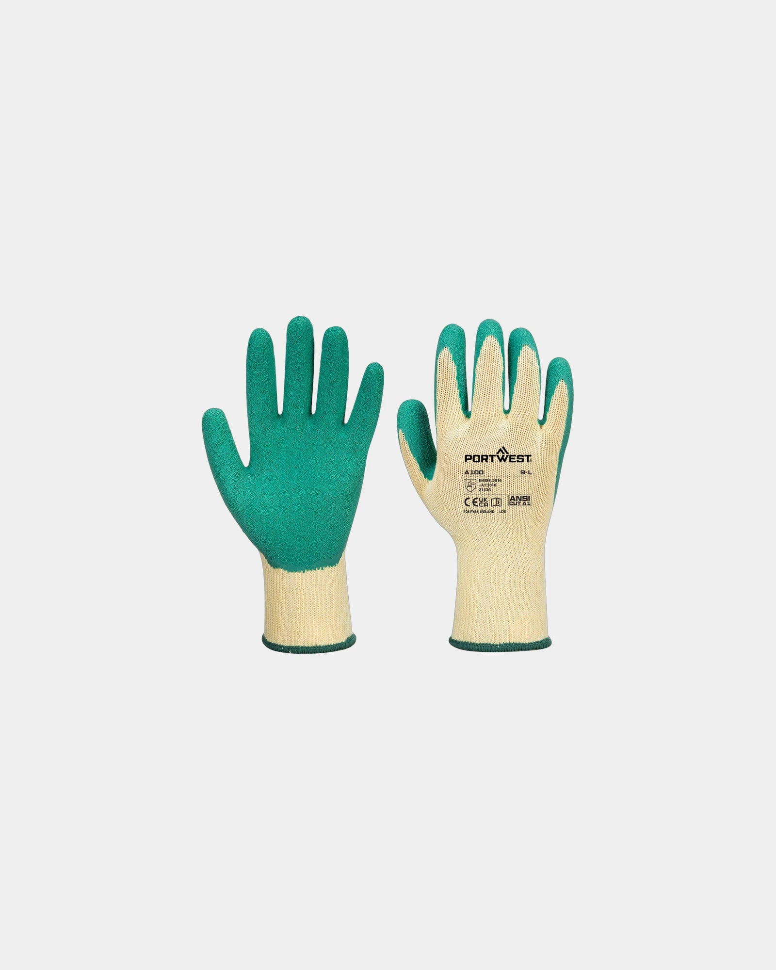 Gant enduit latex à personnaliser - Vert