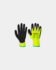 Gant thermique Soft Grip à personnaliser - Jaune-Noir