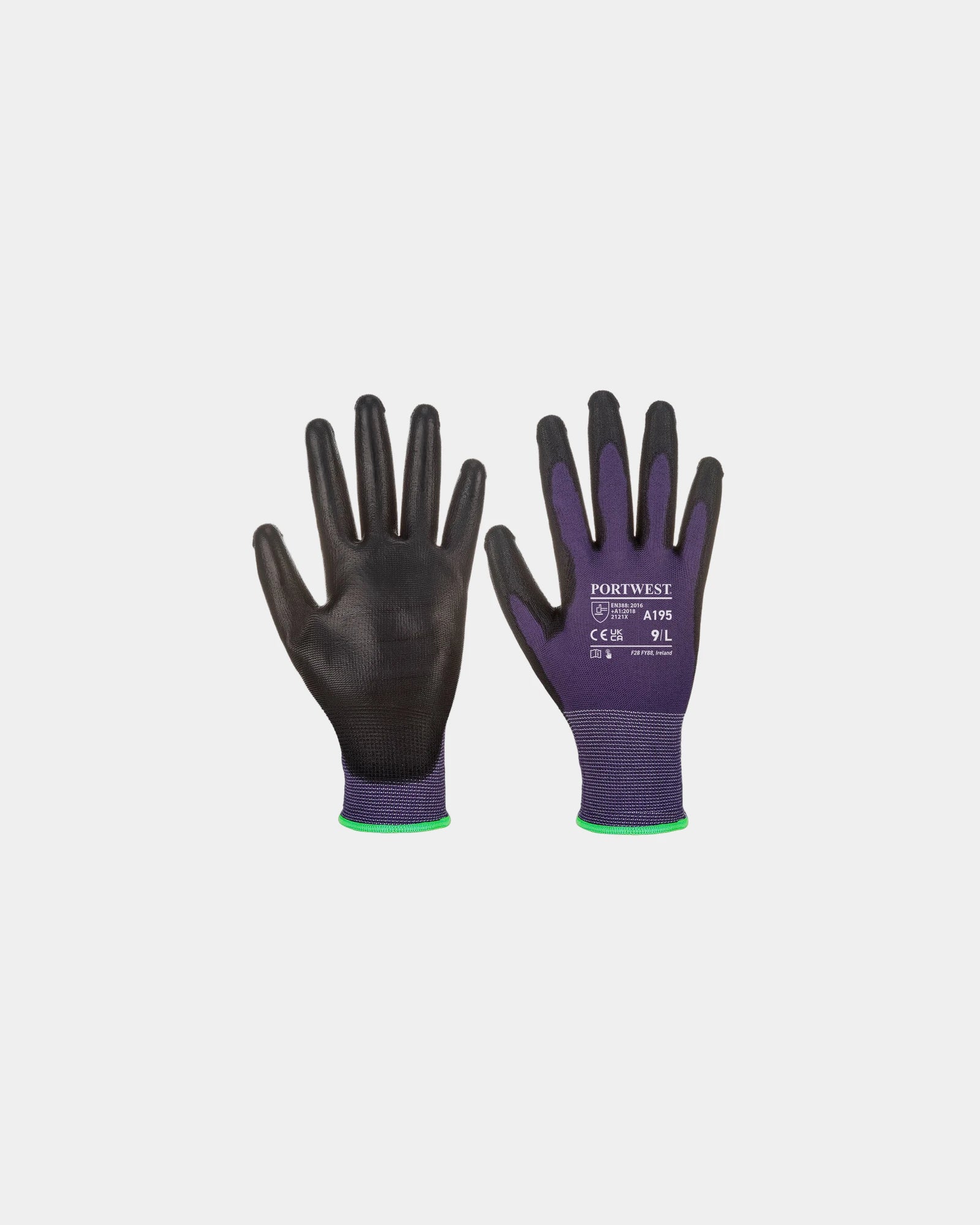 Gant PU Tactile à personnaliser - Noir