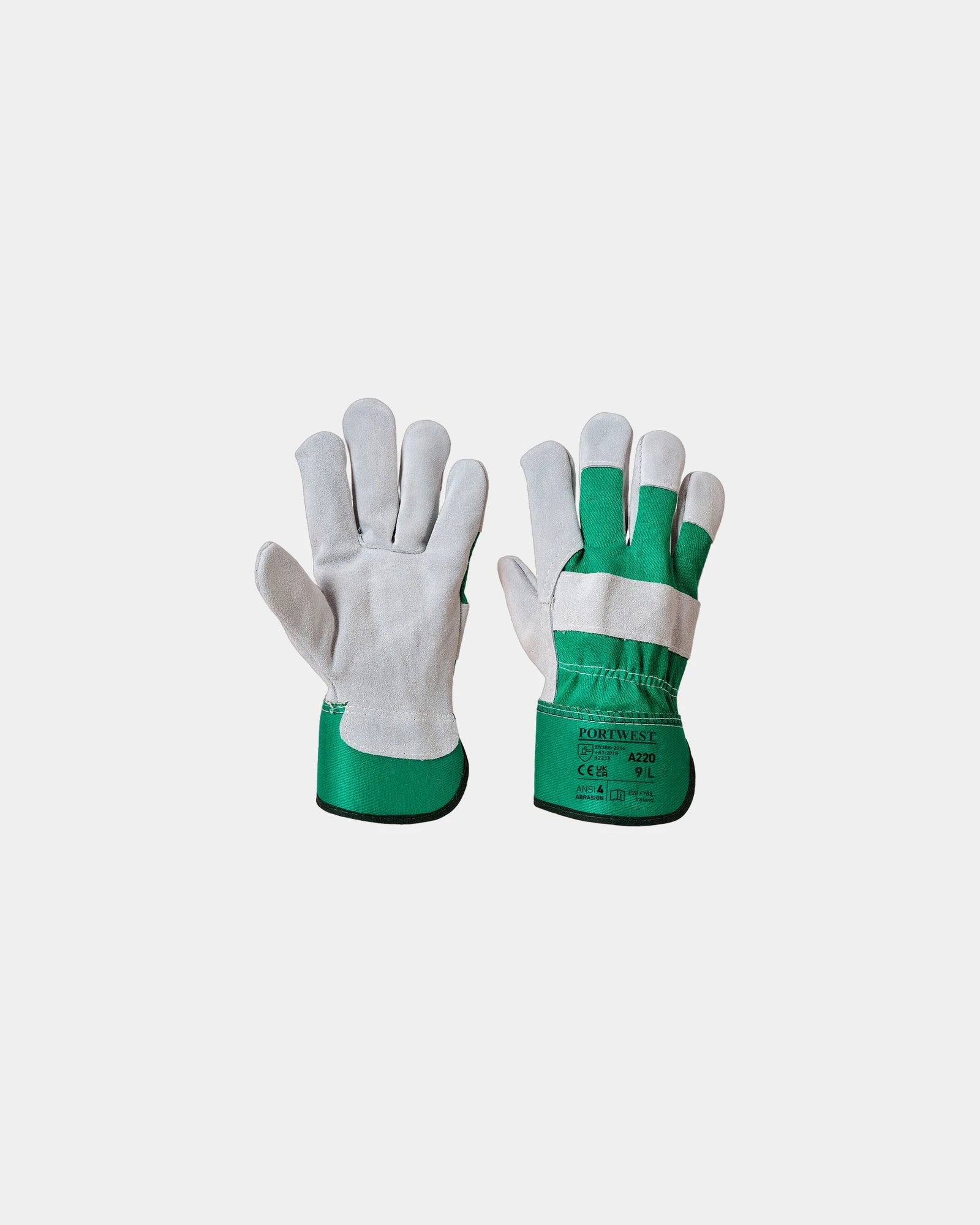 Gant docker cuir A220 à personnaliser - Vert
